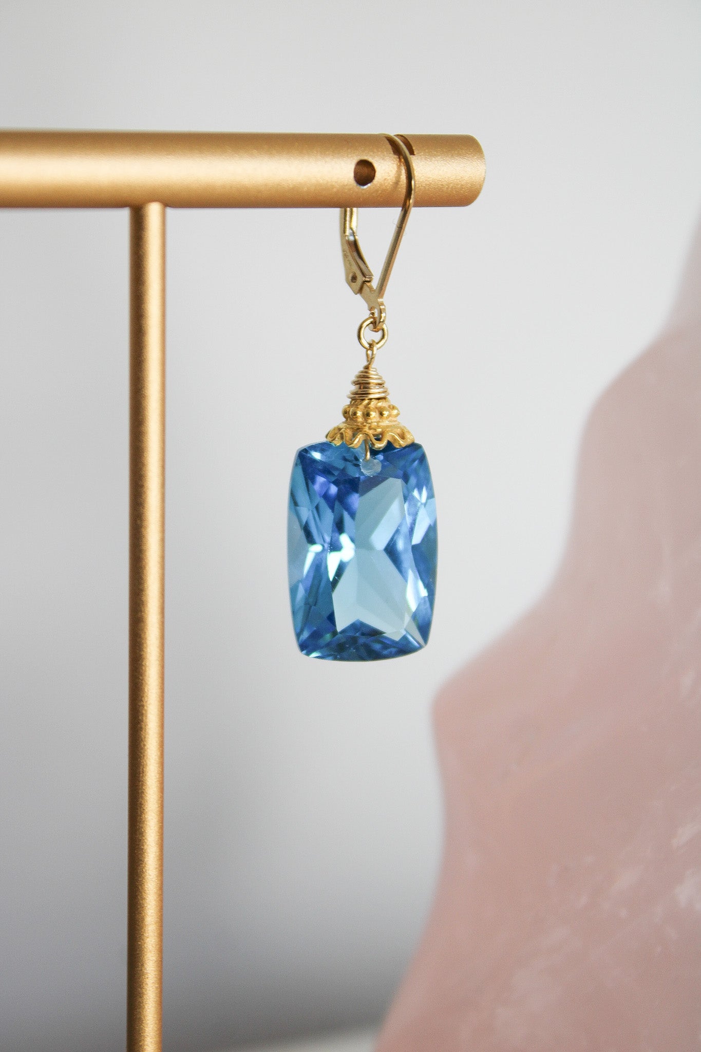 Bright London Blue Topaz Rectangle EarringsBeth ZinkEarrings