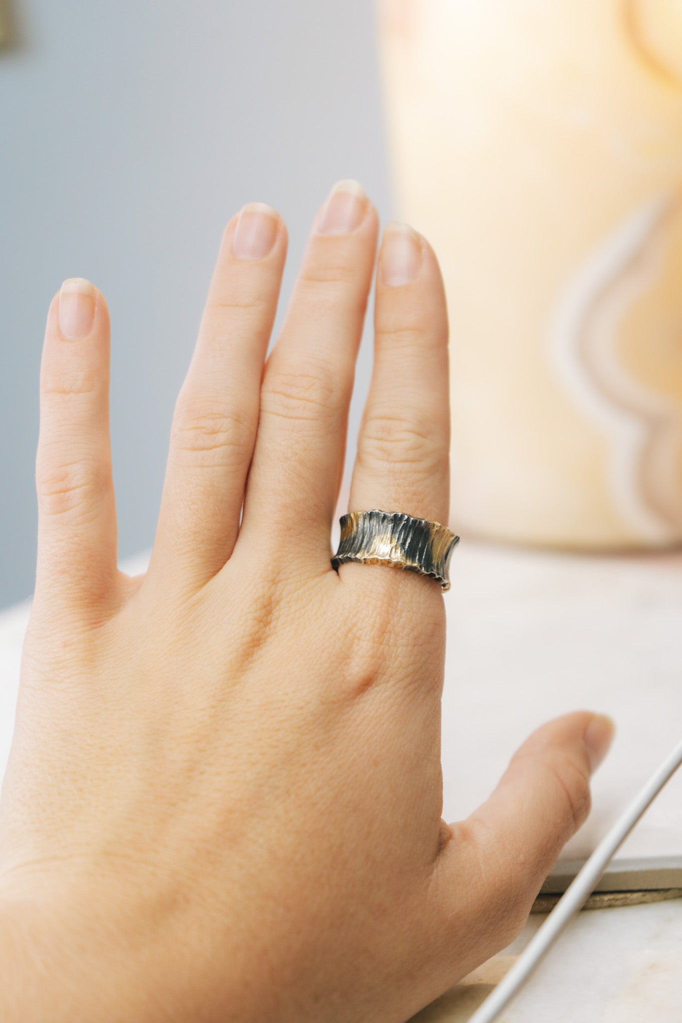Bronze & Oxidized RingBORARings