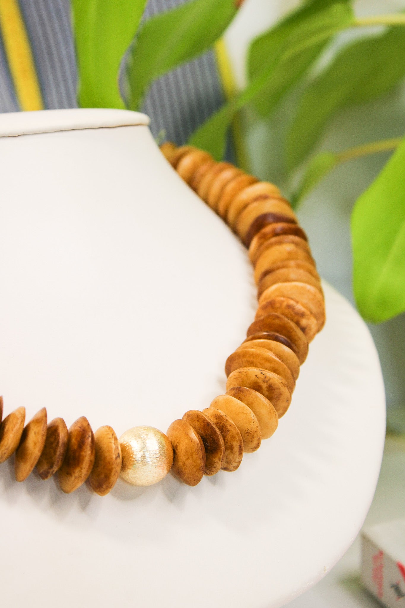 Brown Kenya Bone Bead NecklaceRobin JacksonNecklace