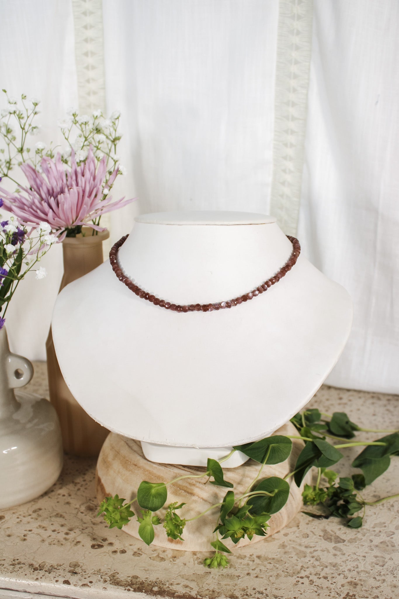 Brown Moonstone Necklace #5049James & JezebelleNecklace