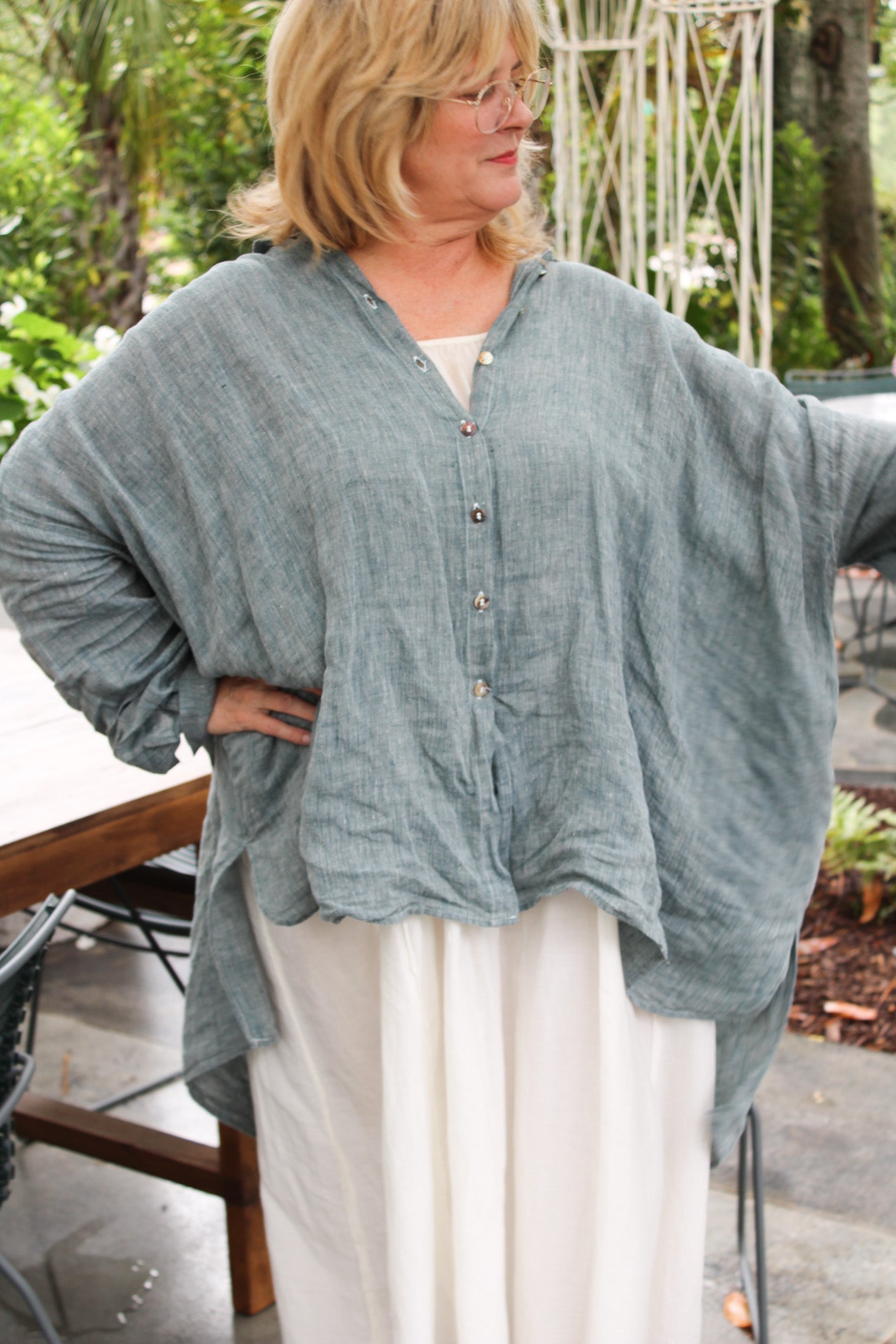 Camicia Riccione - NaturaleLa Bottega di BrunellaShirts & Tops