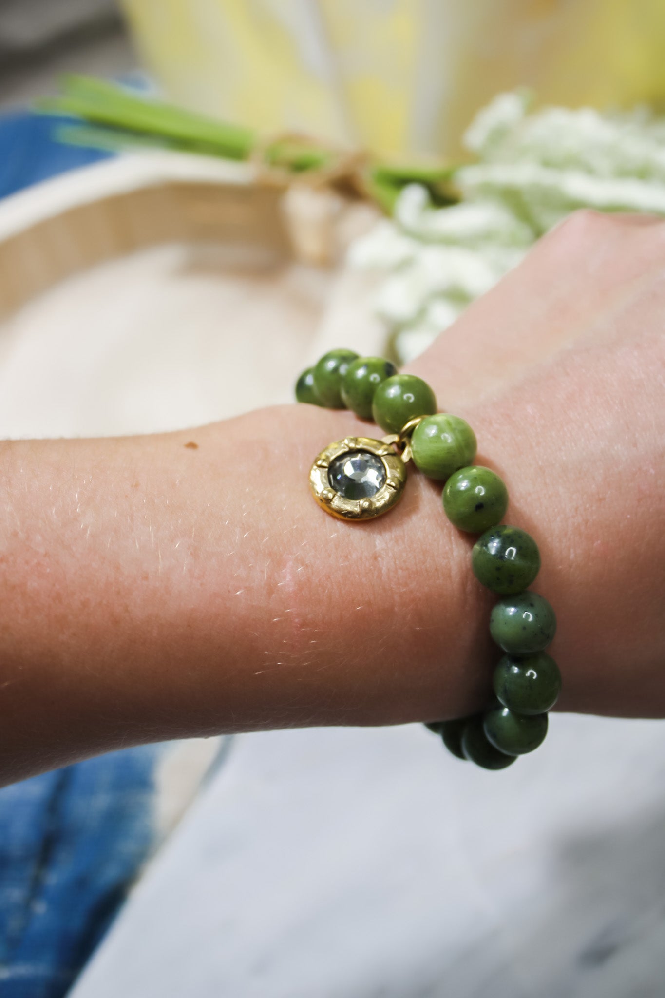 Canadian Jade Crystal BraceletPerle du BoisBracelet