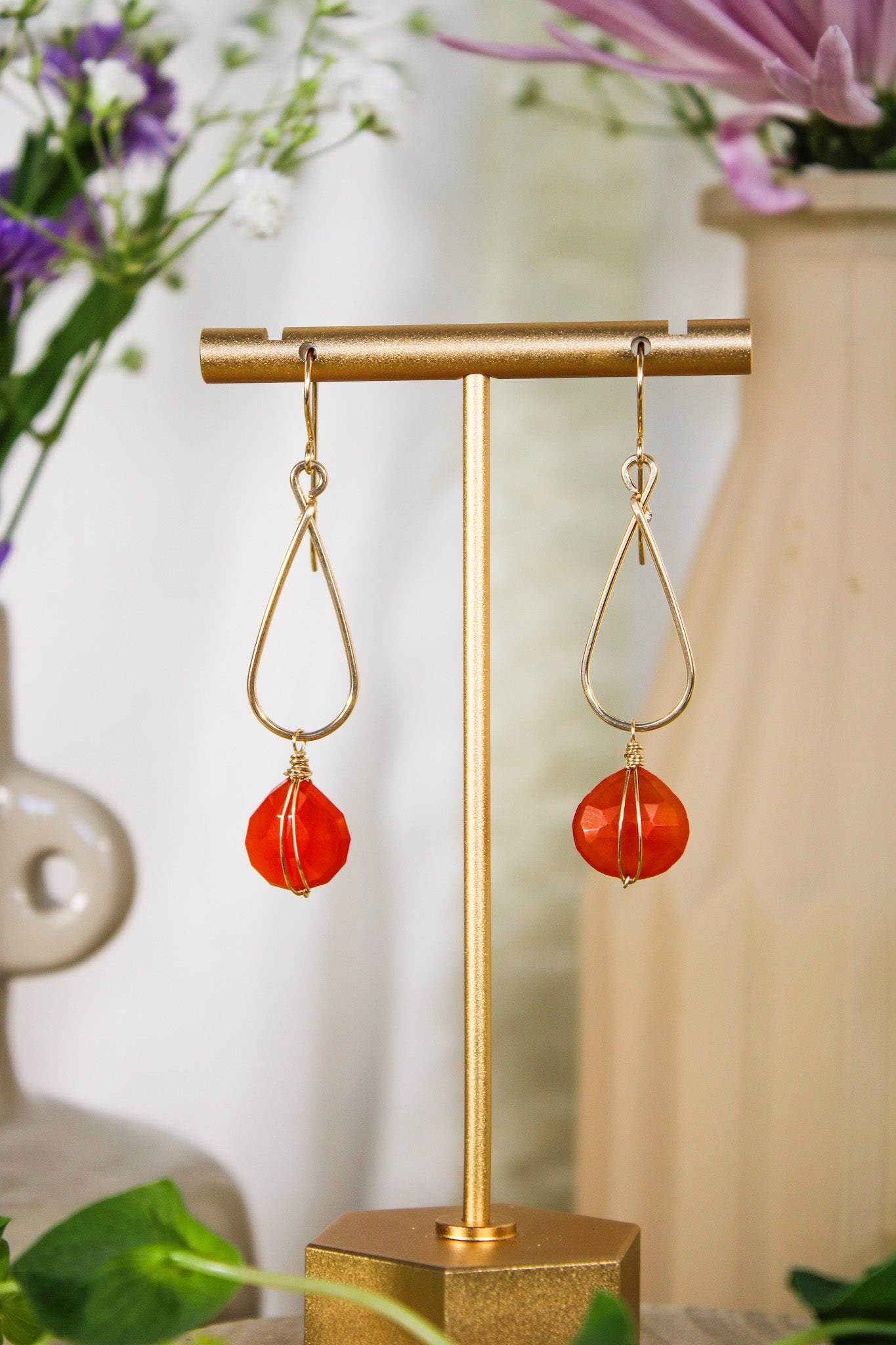 Carnelian Drop Earrings #1410James & JezebelleEarrings