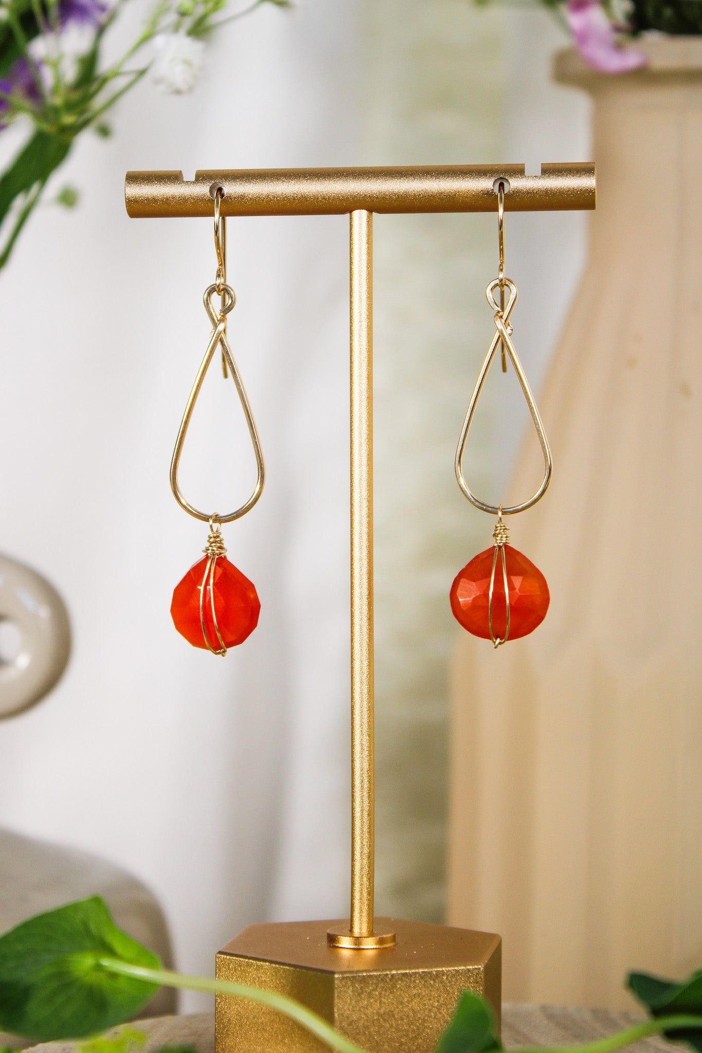 Carnelian Drop Earrings #1410James & JezebelleEarrings