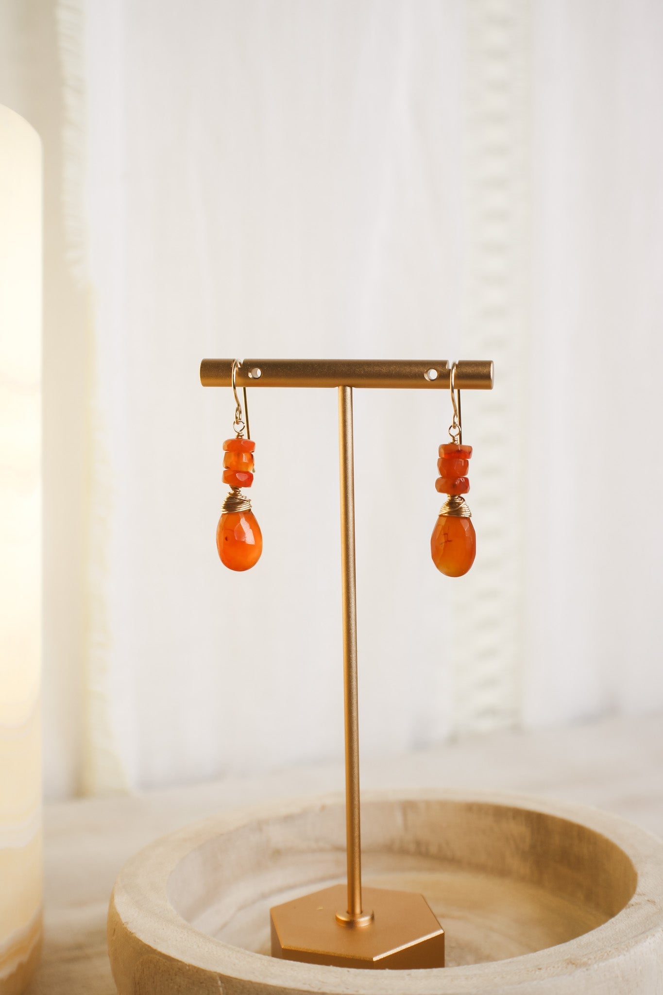 Carnelian Earrings #7105James & JezebelleEarrings