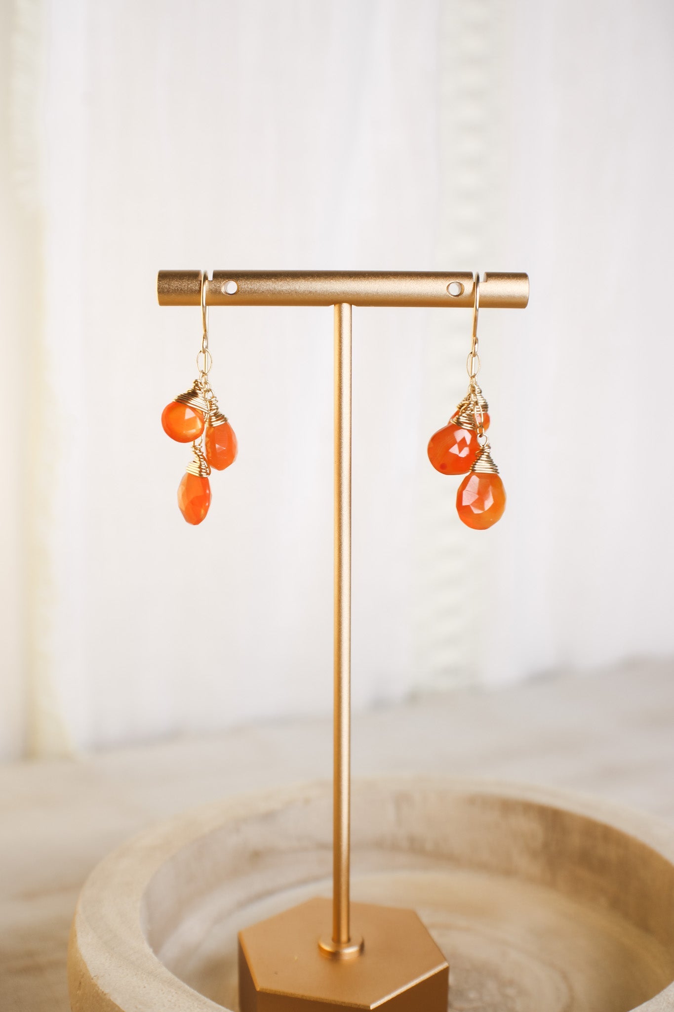 Carnelian Earrings #7110James & JezebelleEarrings