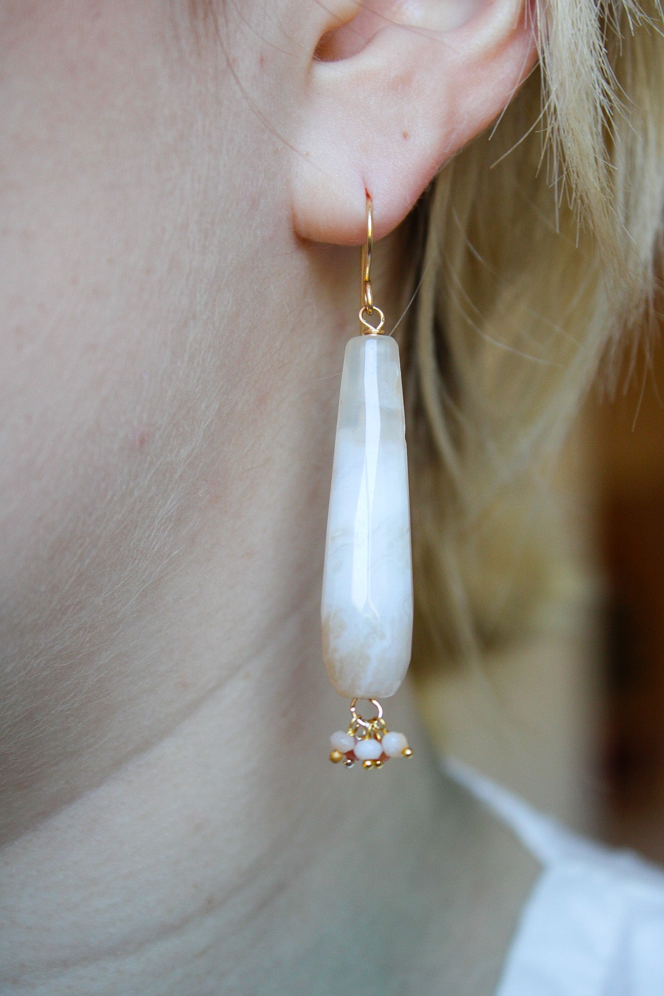 Cherry Agate Earrings #1376James & JezebelleEarrings