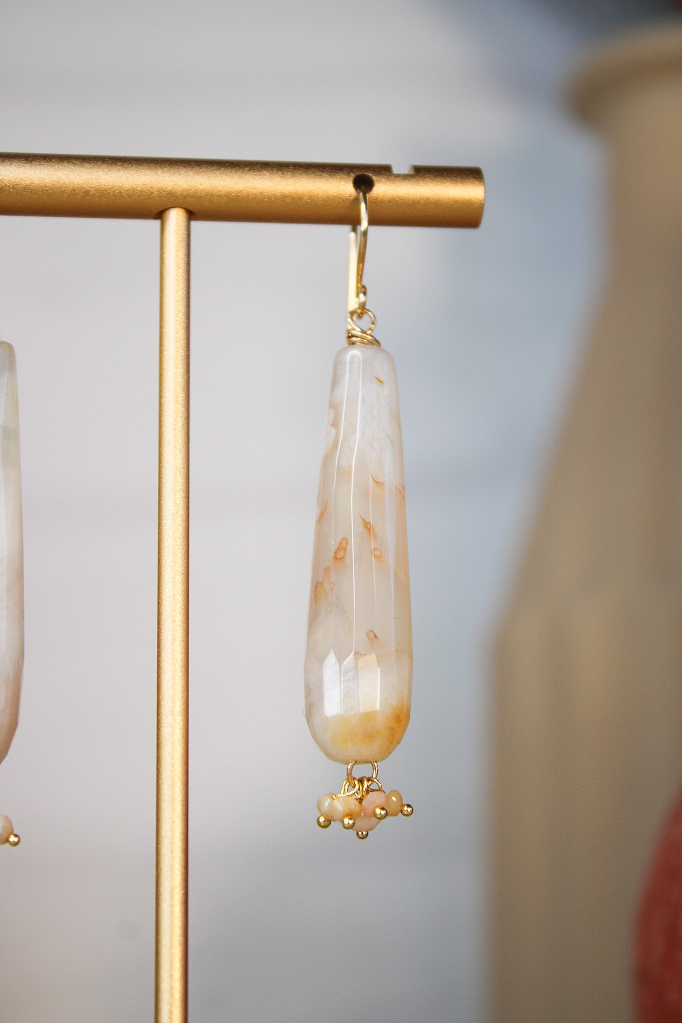 Cherry Agate Earrings #1376James & JezebelleEarrings