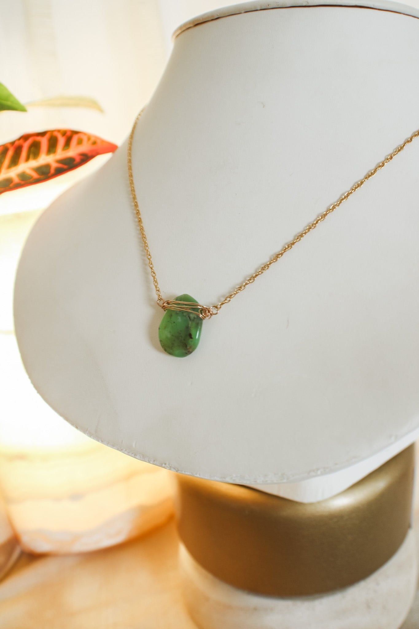 Chrysoprase Necklace #7132James & JezebelleNecklace