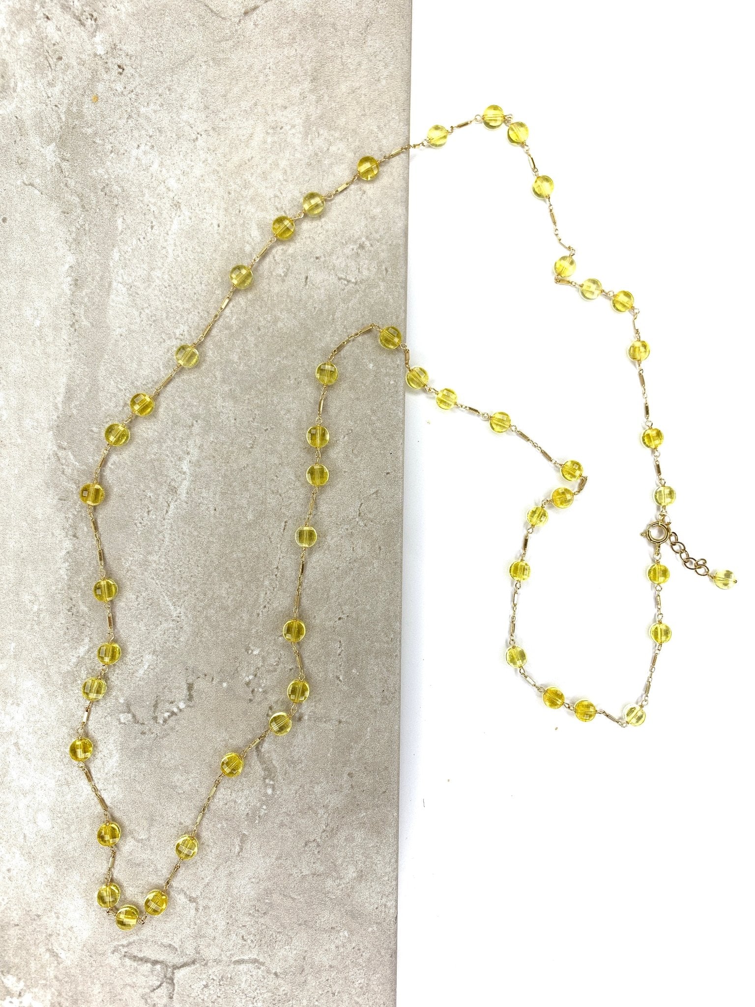 Citrine Coin 14k Gold Fill NecklaceBeth ZinkNecklace