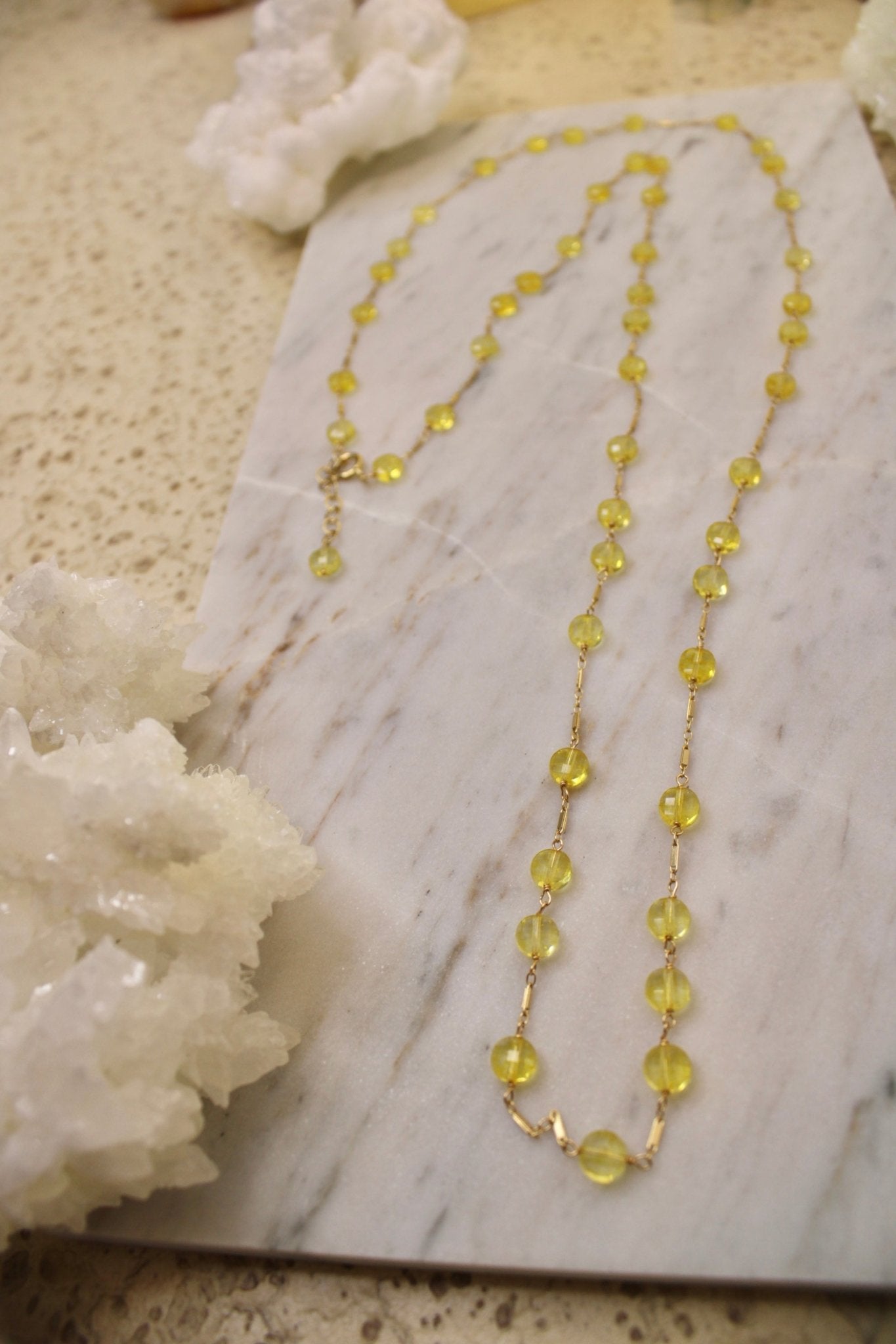 Citrine Coin 14k Gold Fill NecklaceBeth ZinkNecklace
