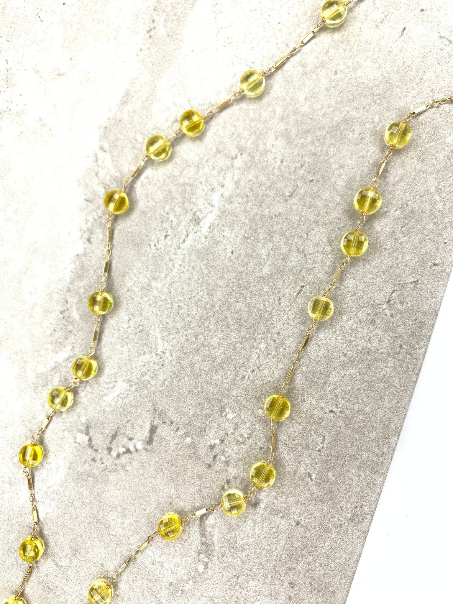 Citrine Coin 14k Gold Fill NecklaceBeth ZinkNecklace