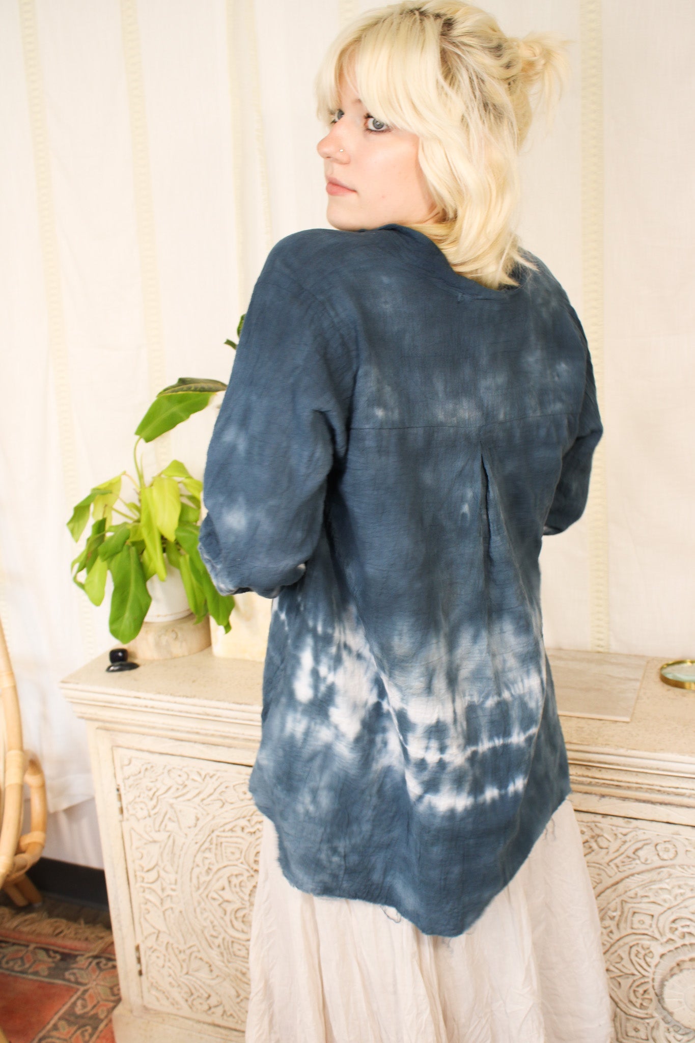 Cotton Gauze Blouse- SnowLOVE TANJANEShirt