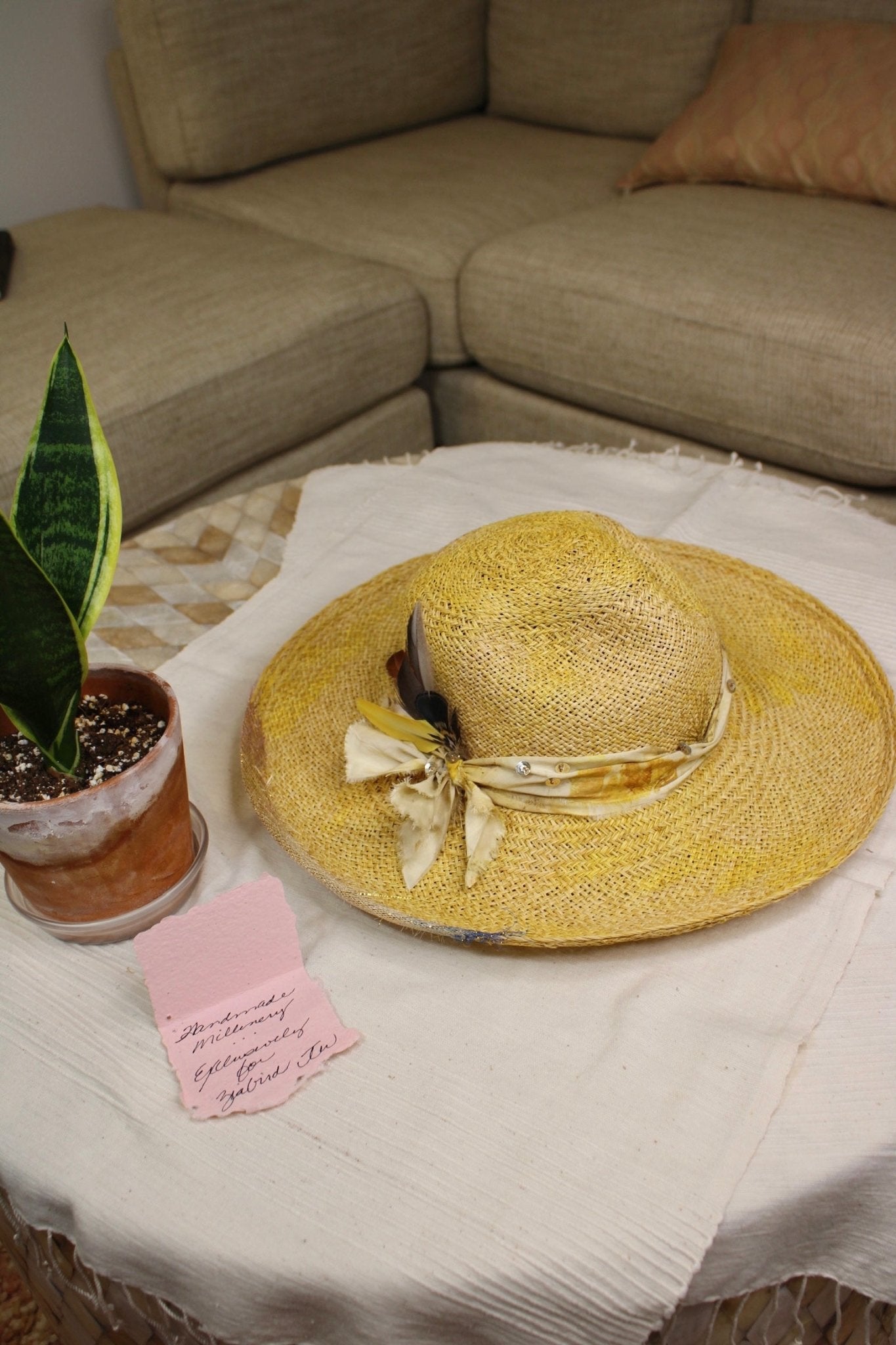 Custom Embellished Hat No. 8Jan Wutkowski x ZiabirdHats