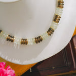 Dark Bone Beads, Moonstone Accent NecklaceRobin JacksonNecklaces