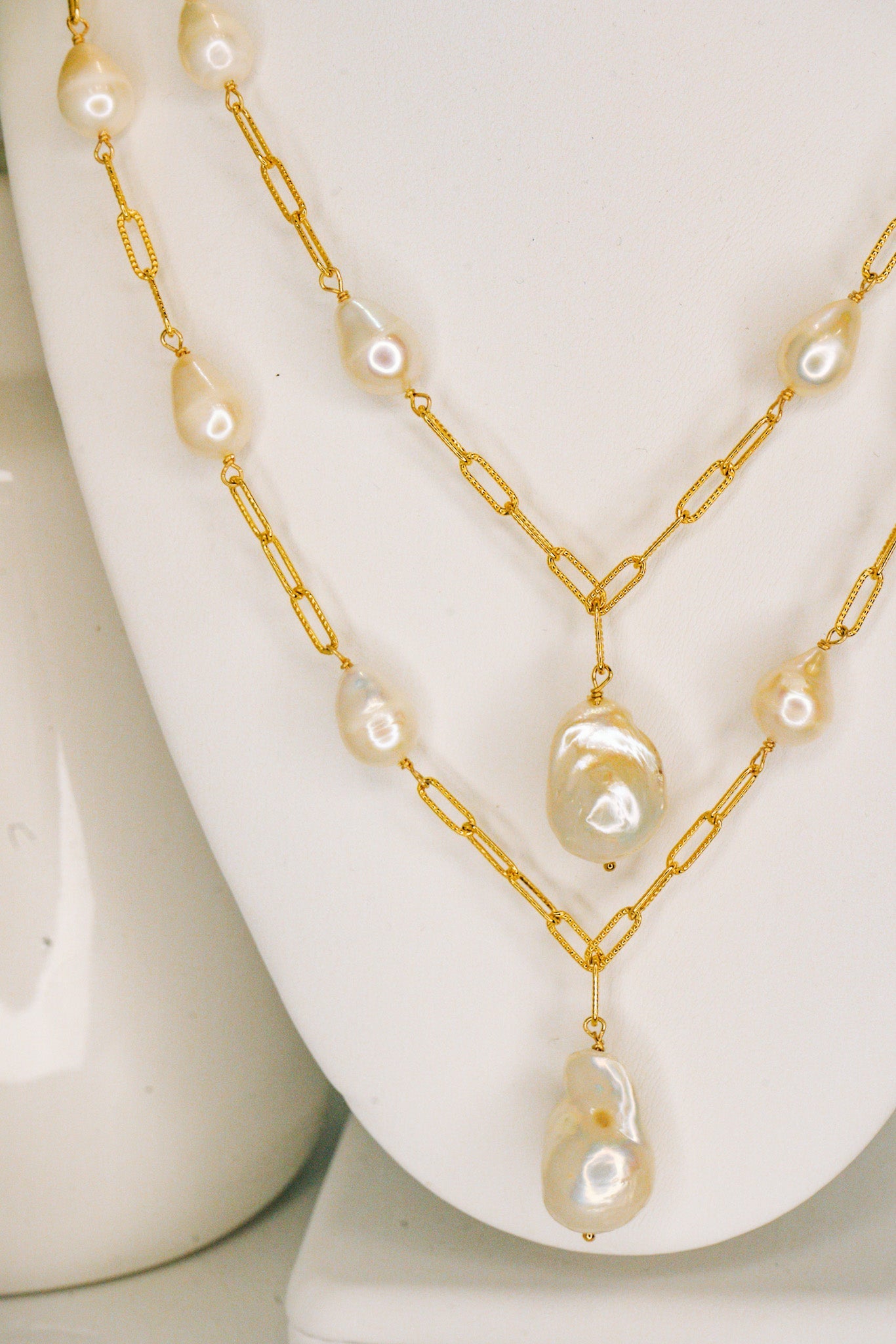 Double Strand Baroque Freshwater Pearl NecklaceBeth ZinkNecklace