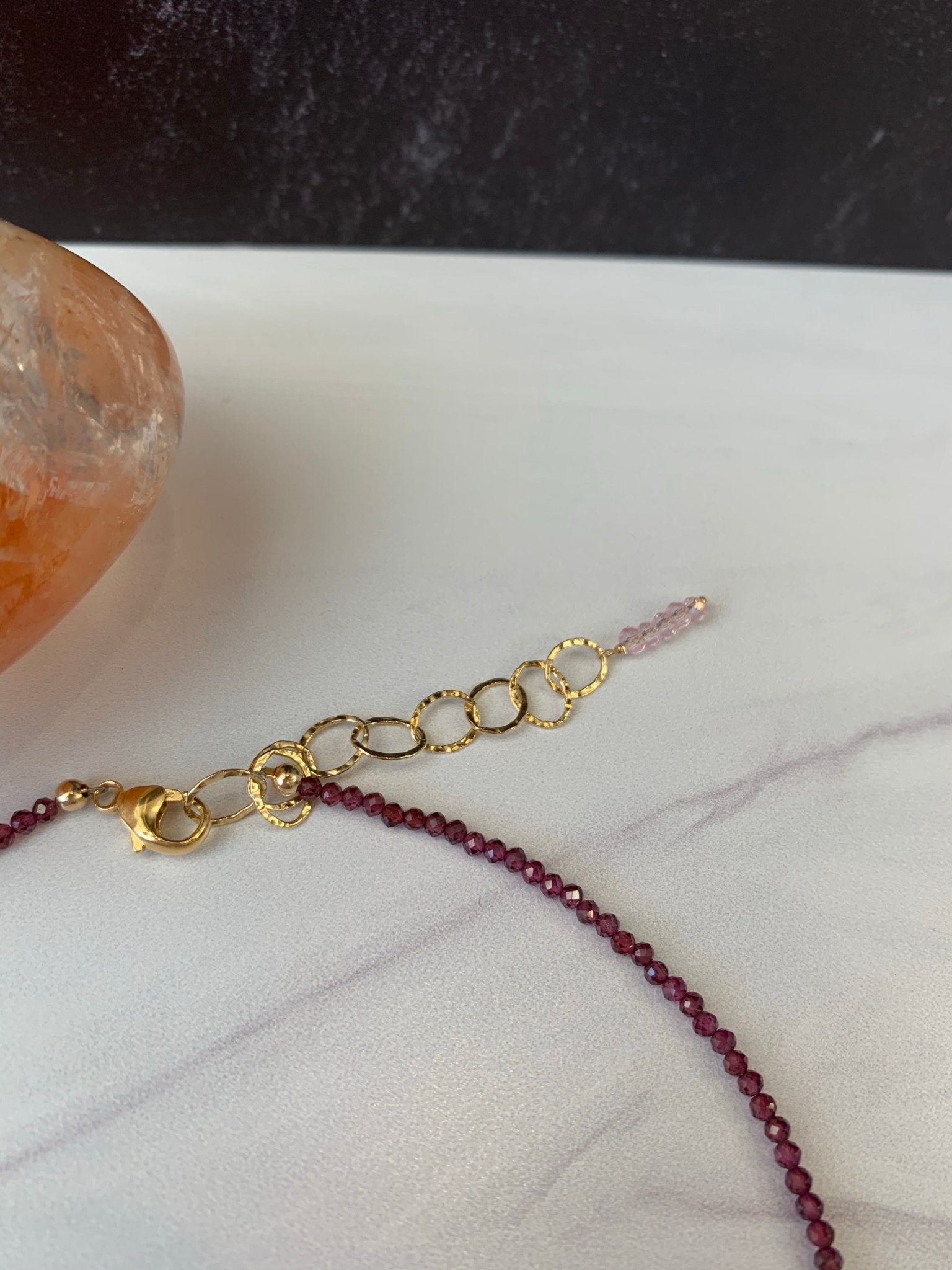 Druzy Pendant Necklace - Pink QuartzBeth ZinkNecklace