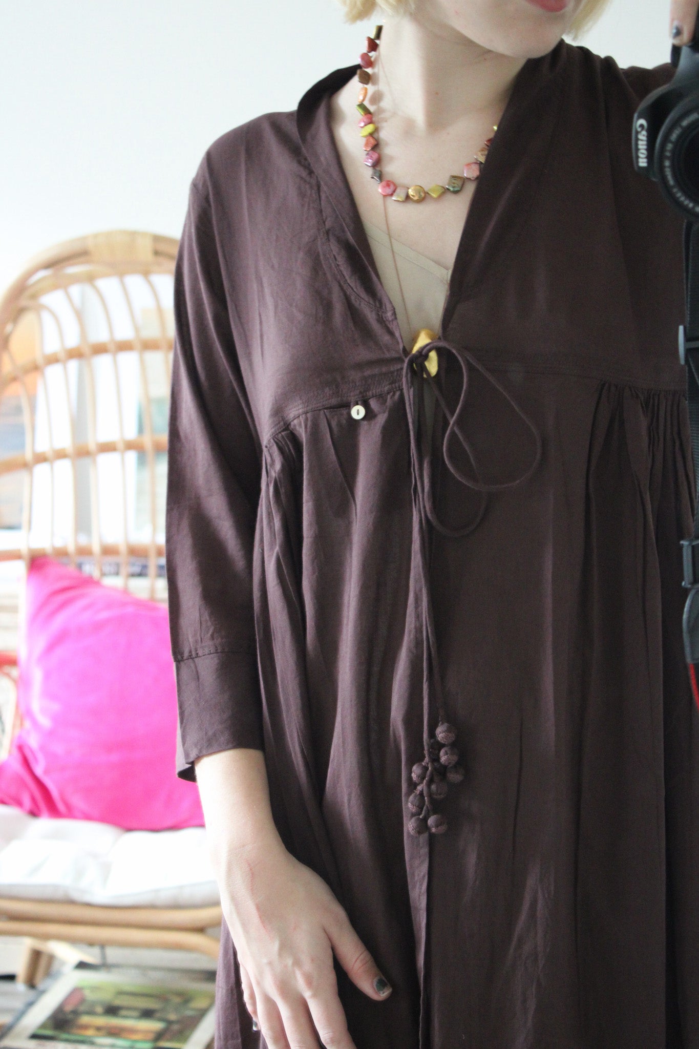 Eleanor Robe- Potters ClayNeemOuterwear