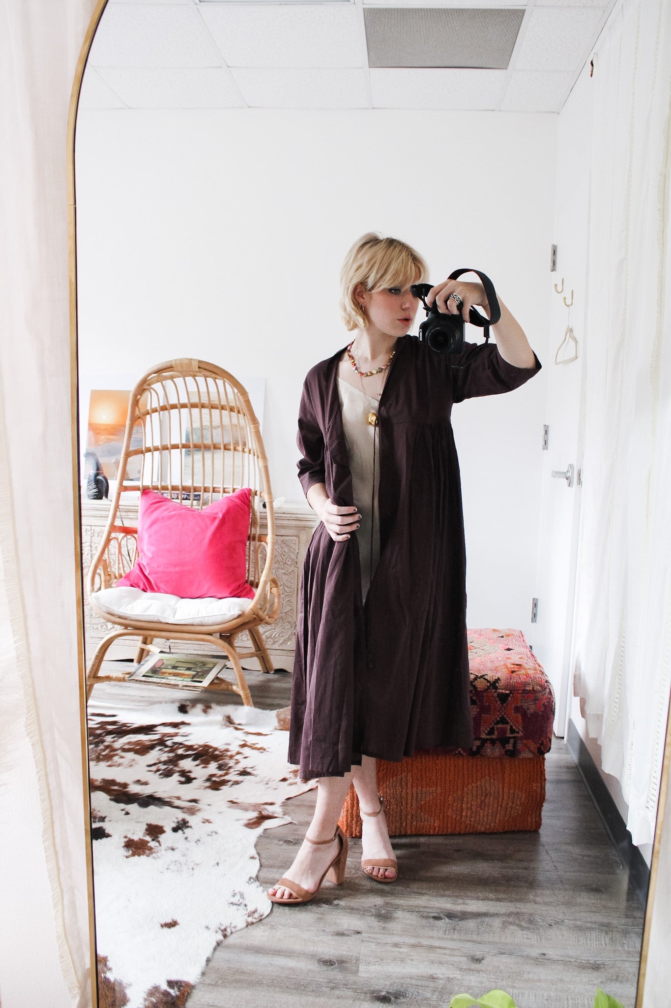 Eleanor Robe- Potters ClayNeemOuterwear