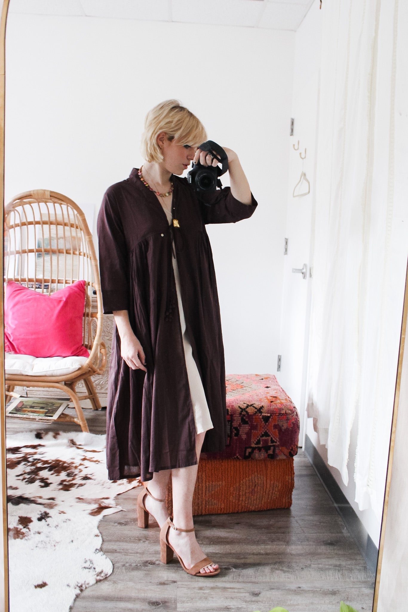 Eleanor Robe- Potters ClayNeemOuterwear