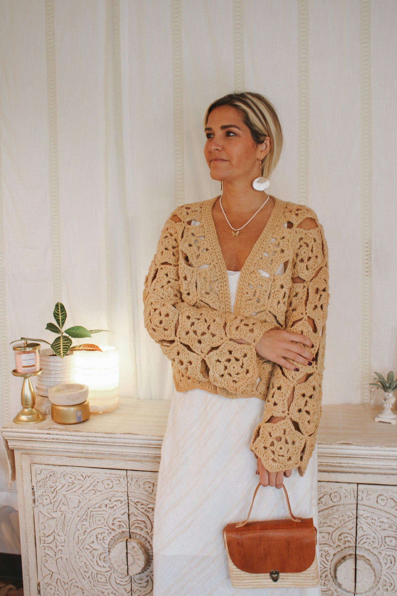 Fleur Cardigan- CamelKINUACardigan