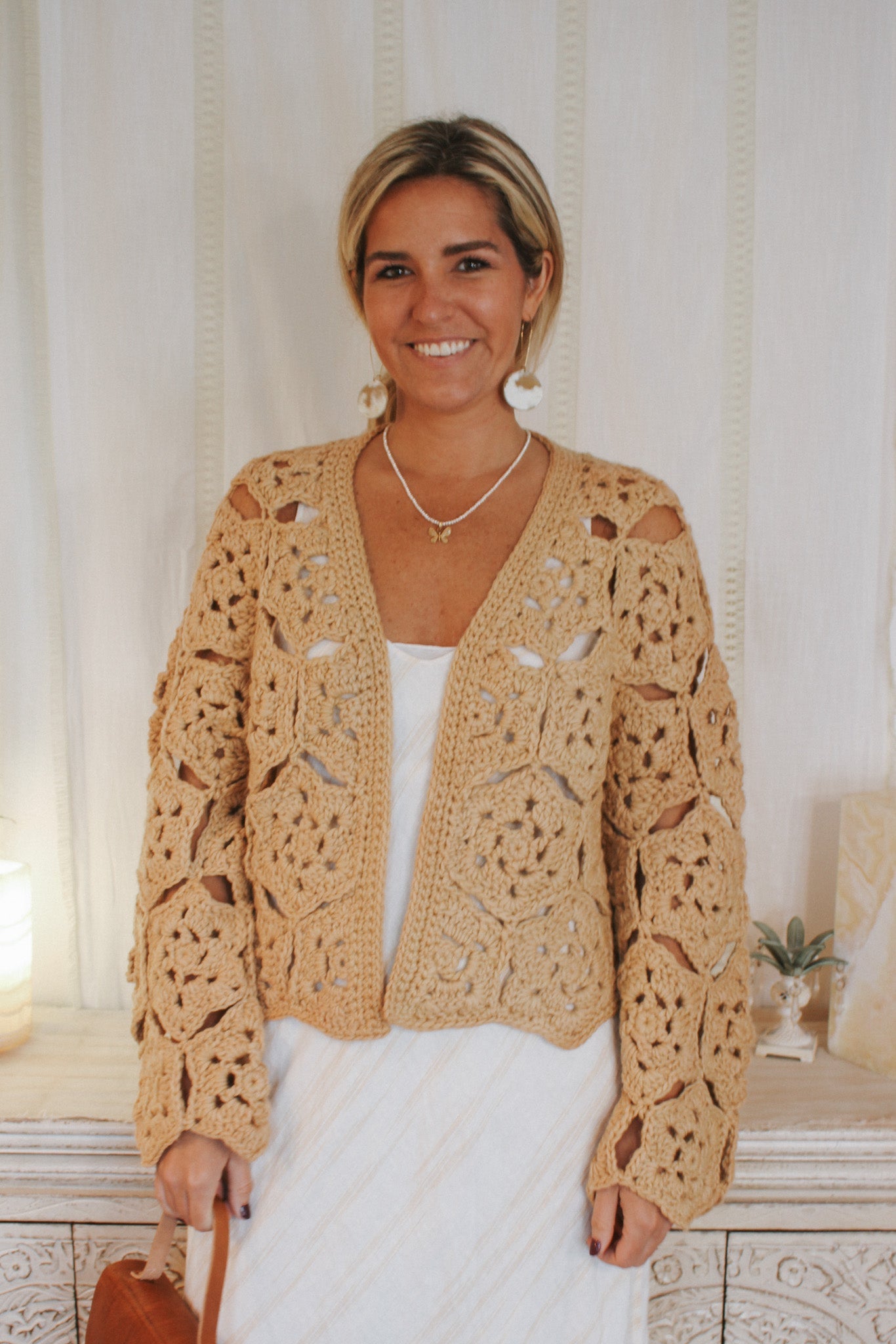 Fleur Cardigan- CamelKINUACardigan