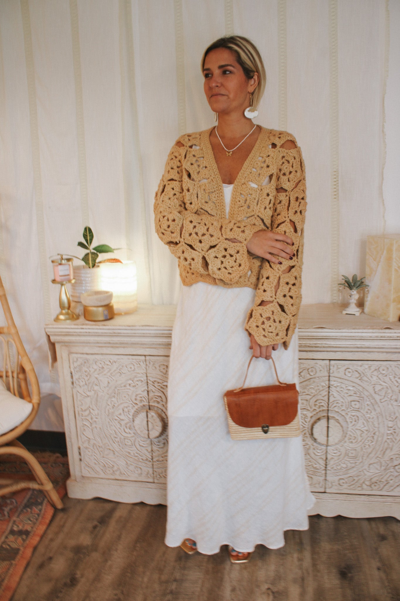 Fleur Cardigan- CamelKINUACardigan