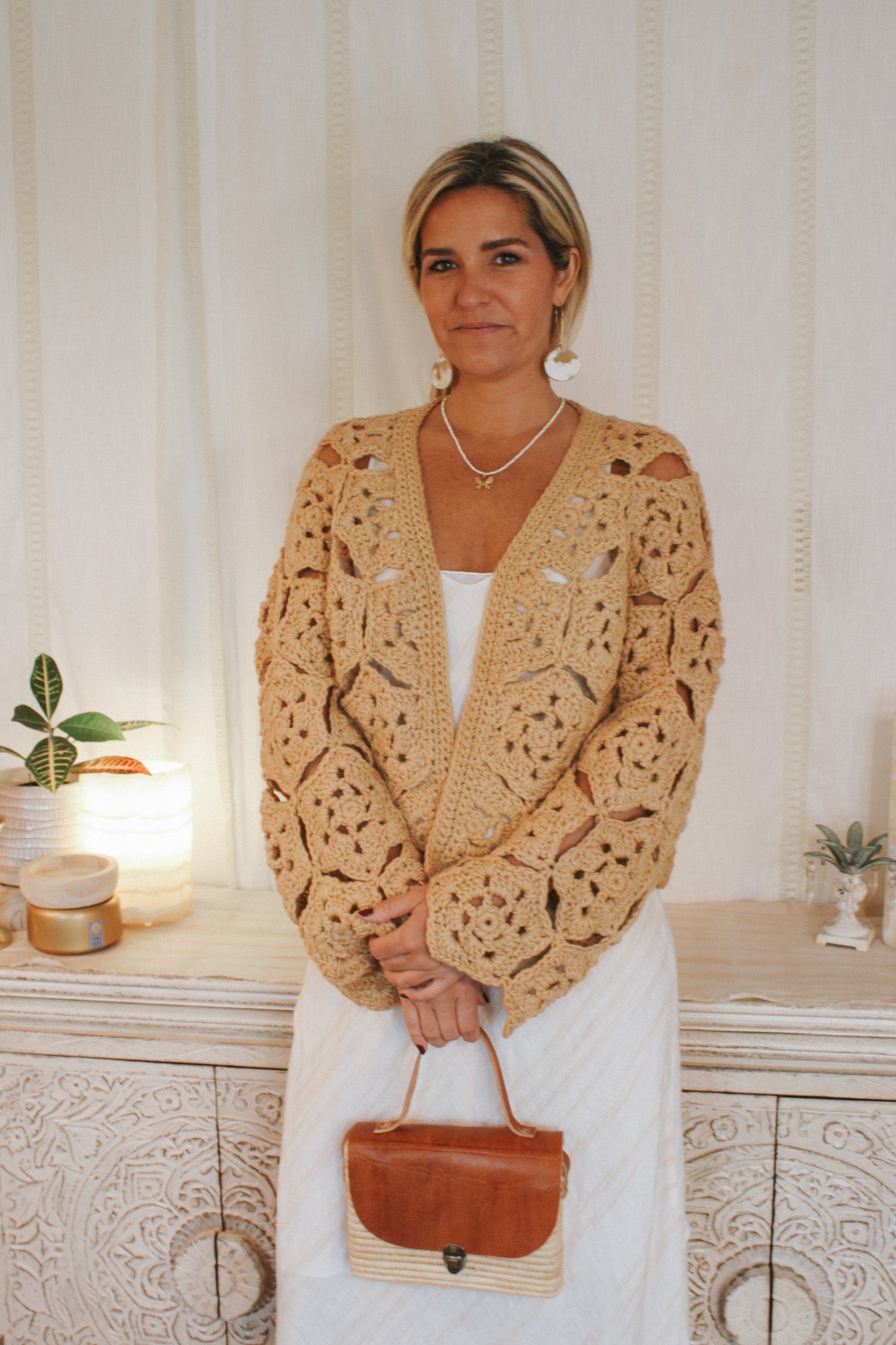 Fleur Cardigan- CamelKINUACardigan