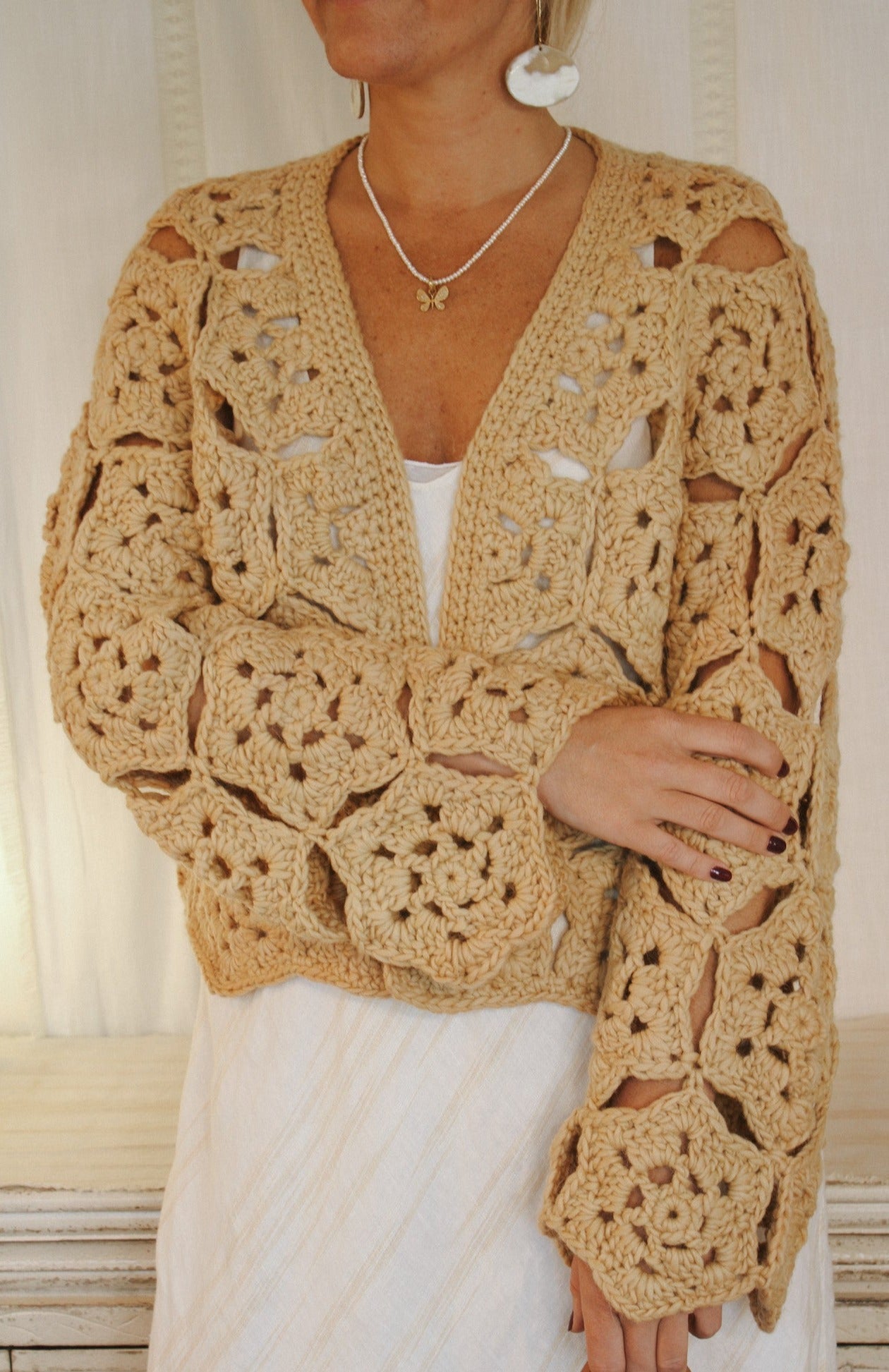 Fleur Cardigan- CamelKINUACardigan