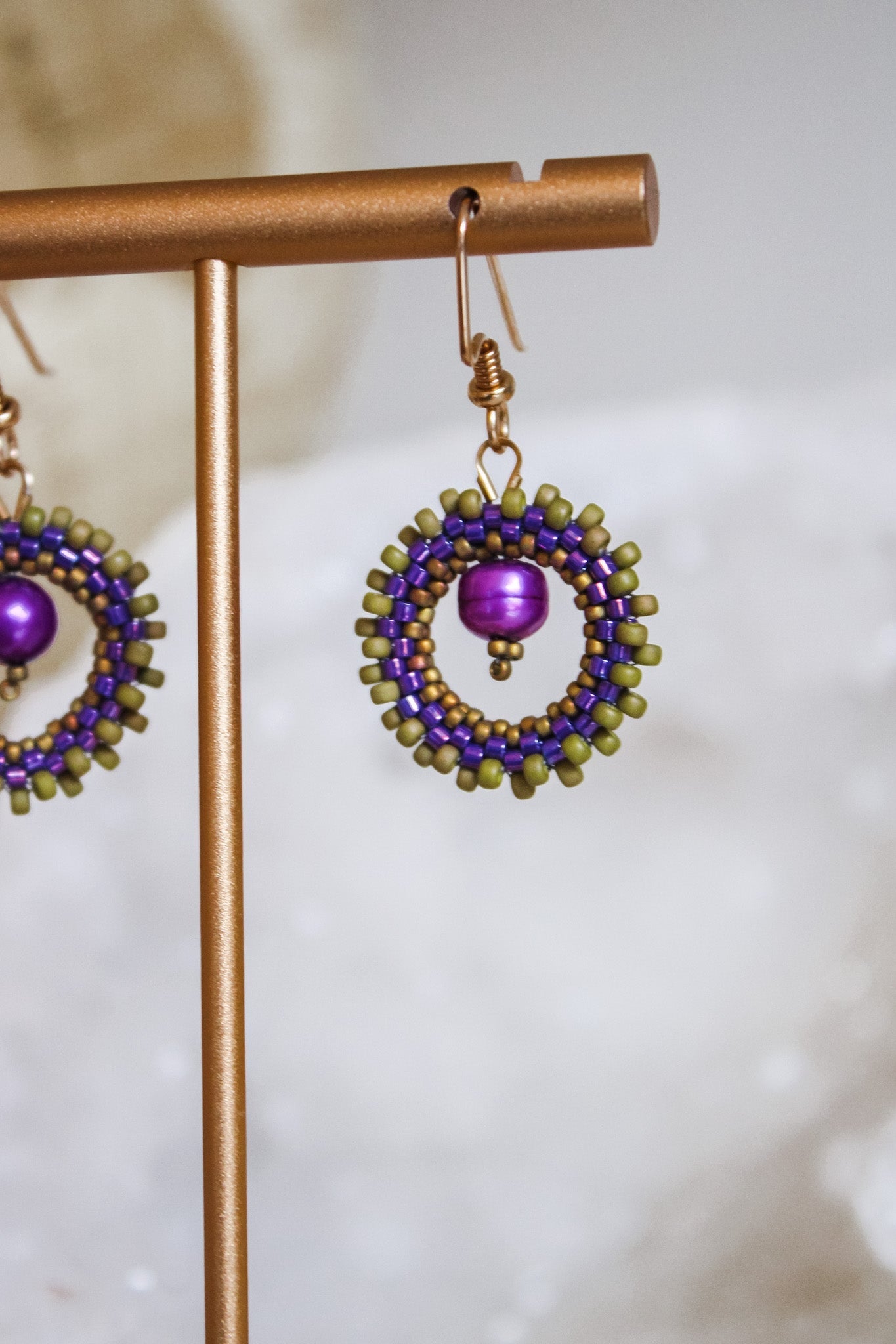 Floating Pearl Ring EarringsDebra PyeattEarrings