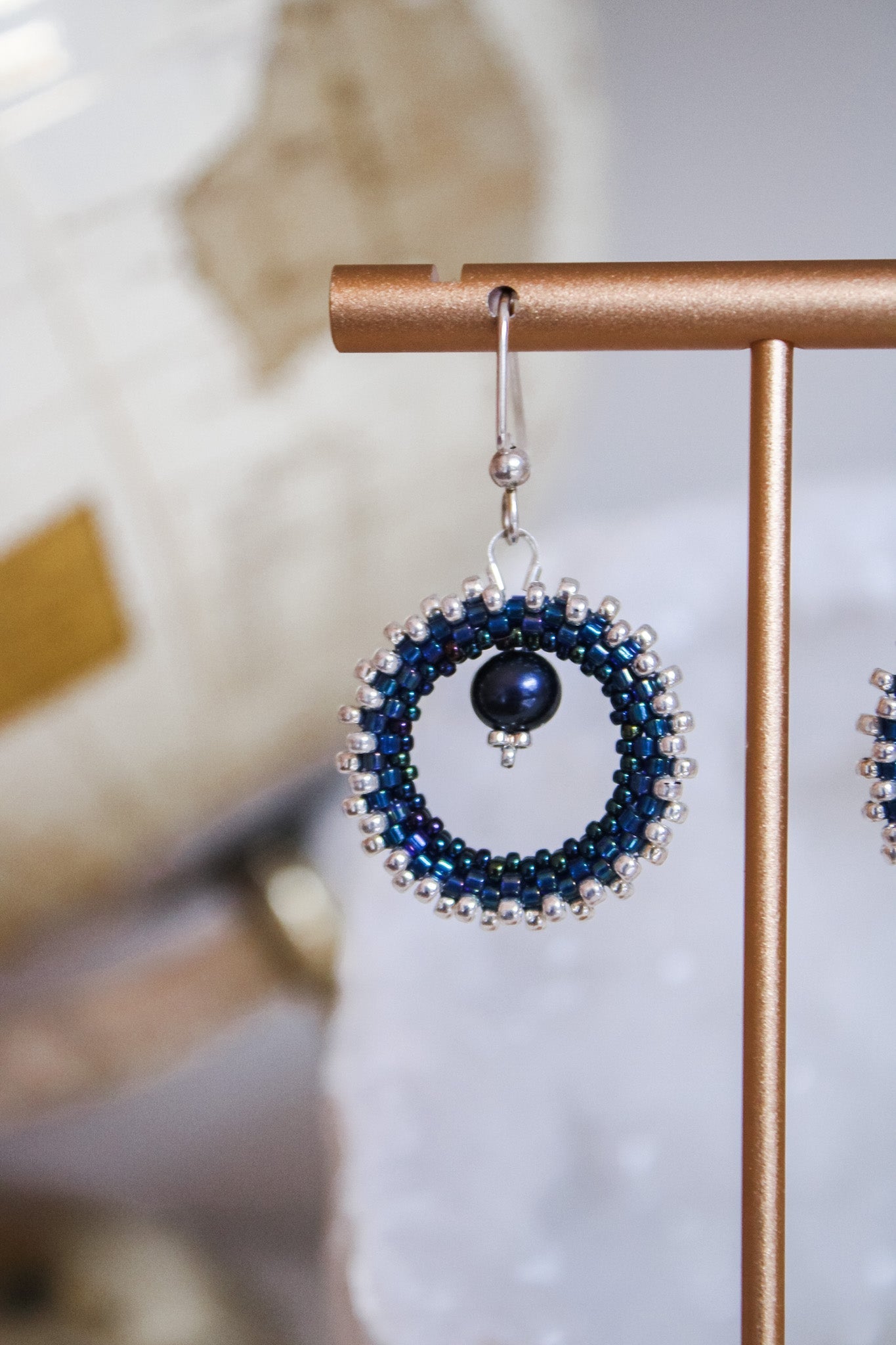 Floating Pearl Ring EarringsDebra PyeattEarrings