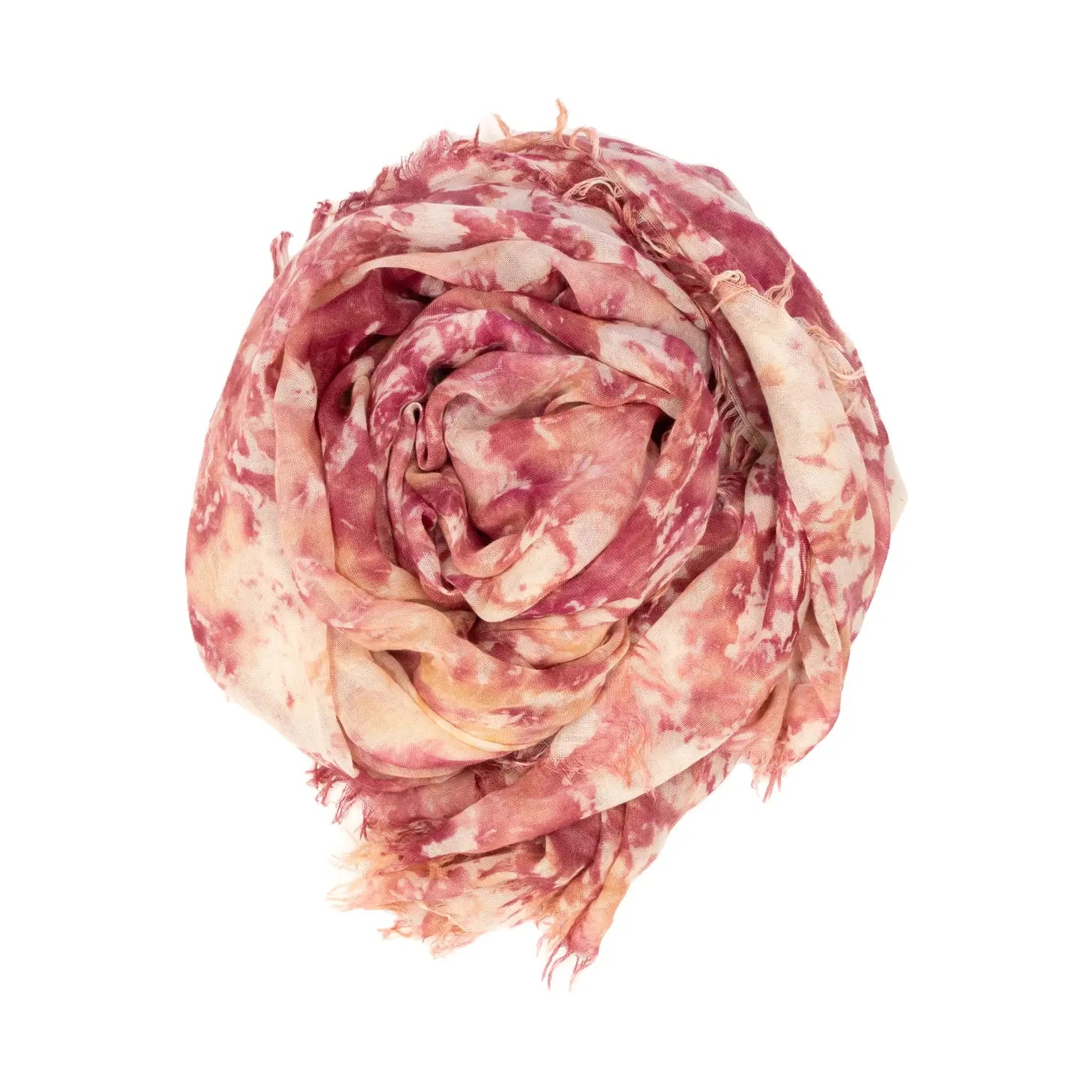 Flora Cashmere Scarf - Apricotfig & bellaScarf