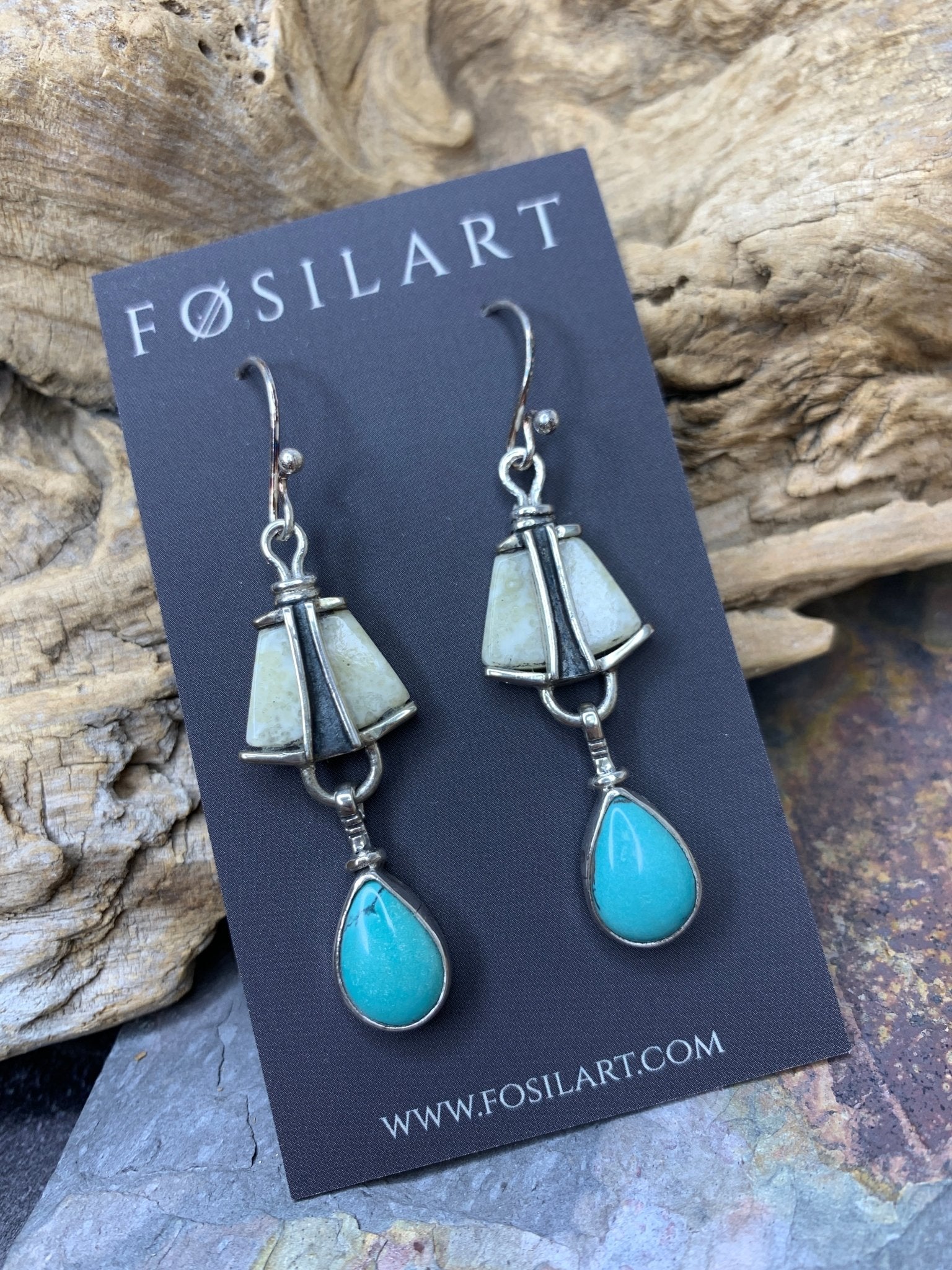 Fosilart Earrings #1282FosilartEarrings