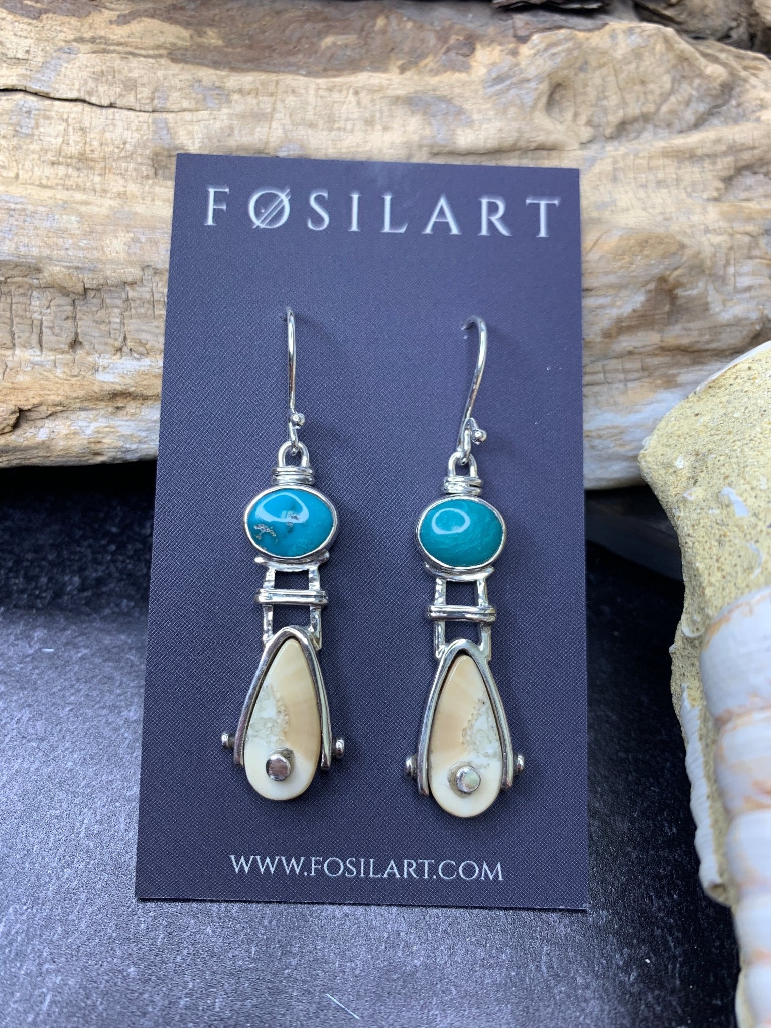 Fosilart Earrings #467FosilartEarrings