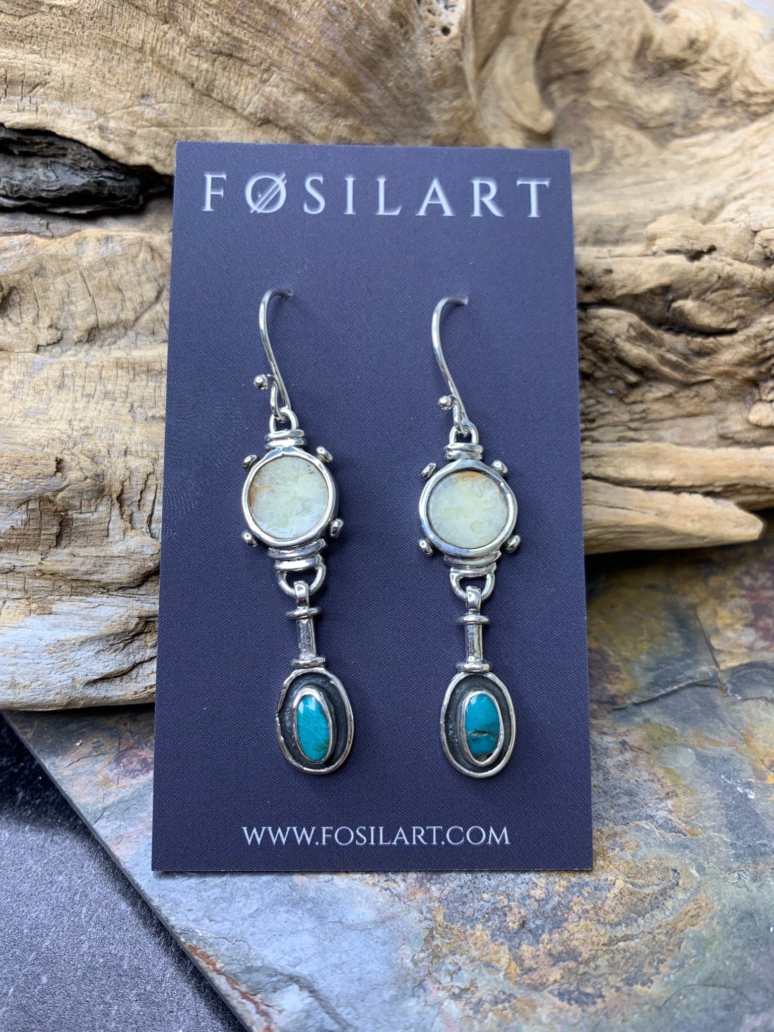 Fosilart Earrings #470FosilartEarrings