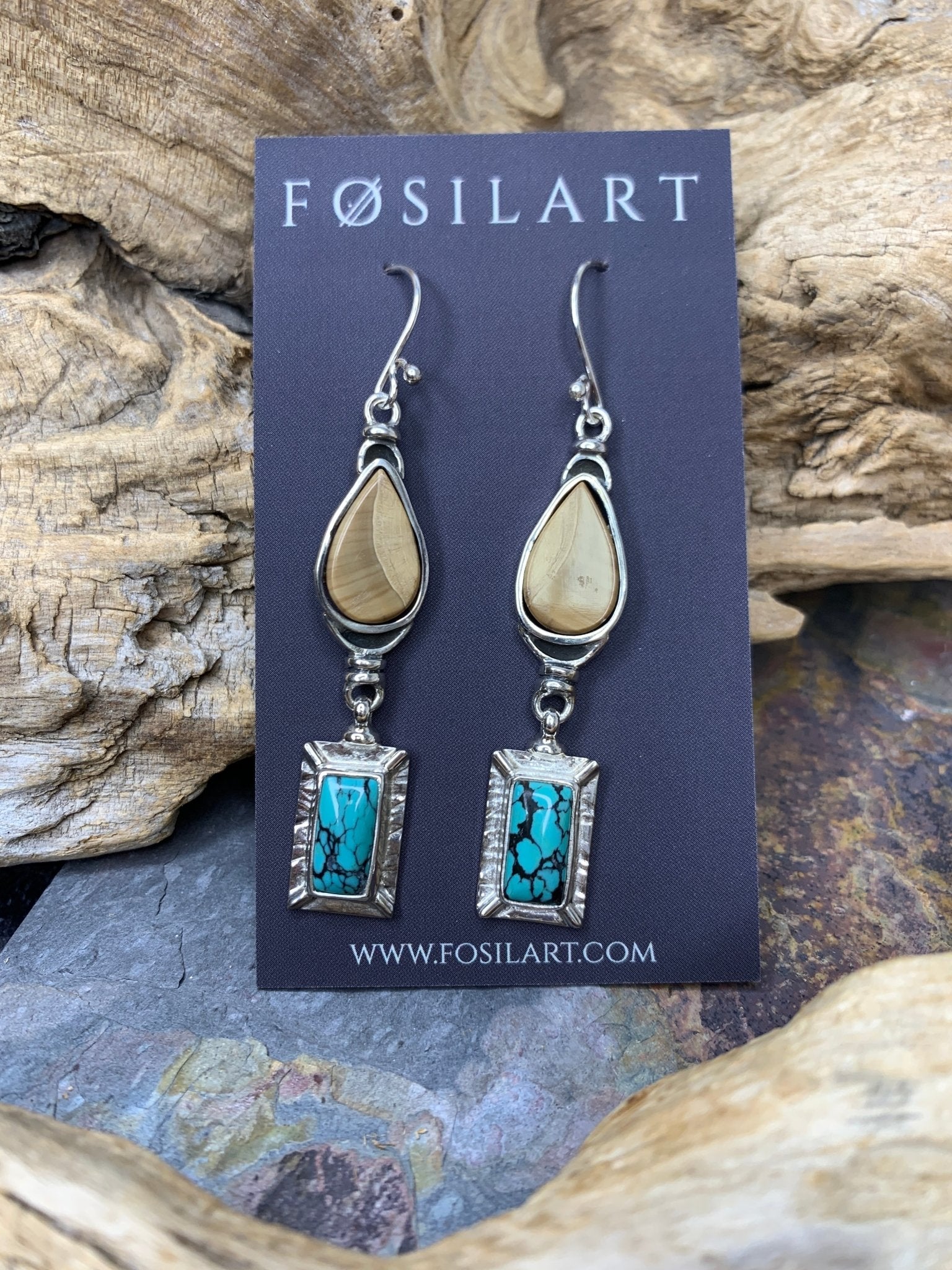 Fosilart Earrings #735FosilartEarrings