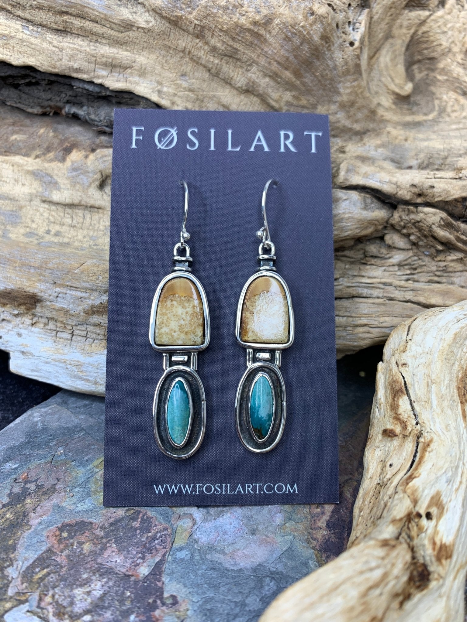 Fosilart Earrings #739FosilartEarrings