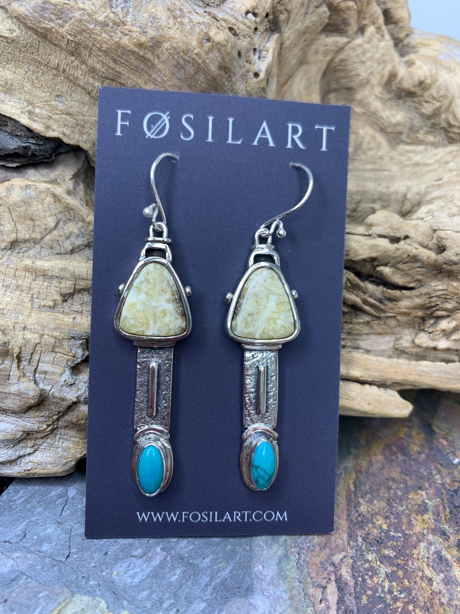 Fosilart Earrings #742FosilartEarrings