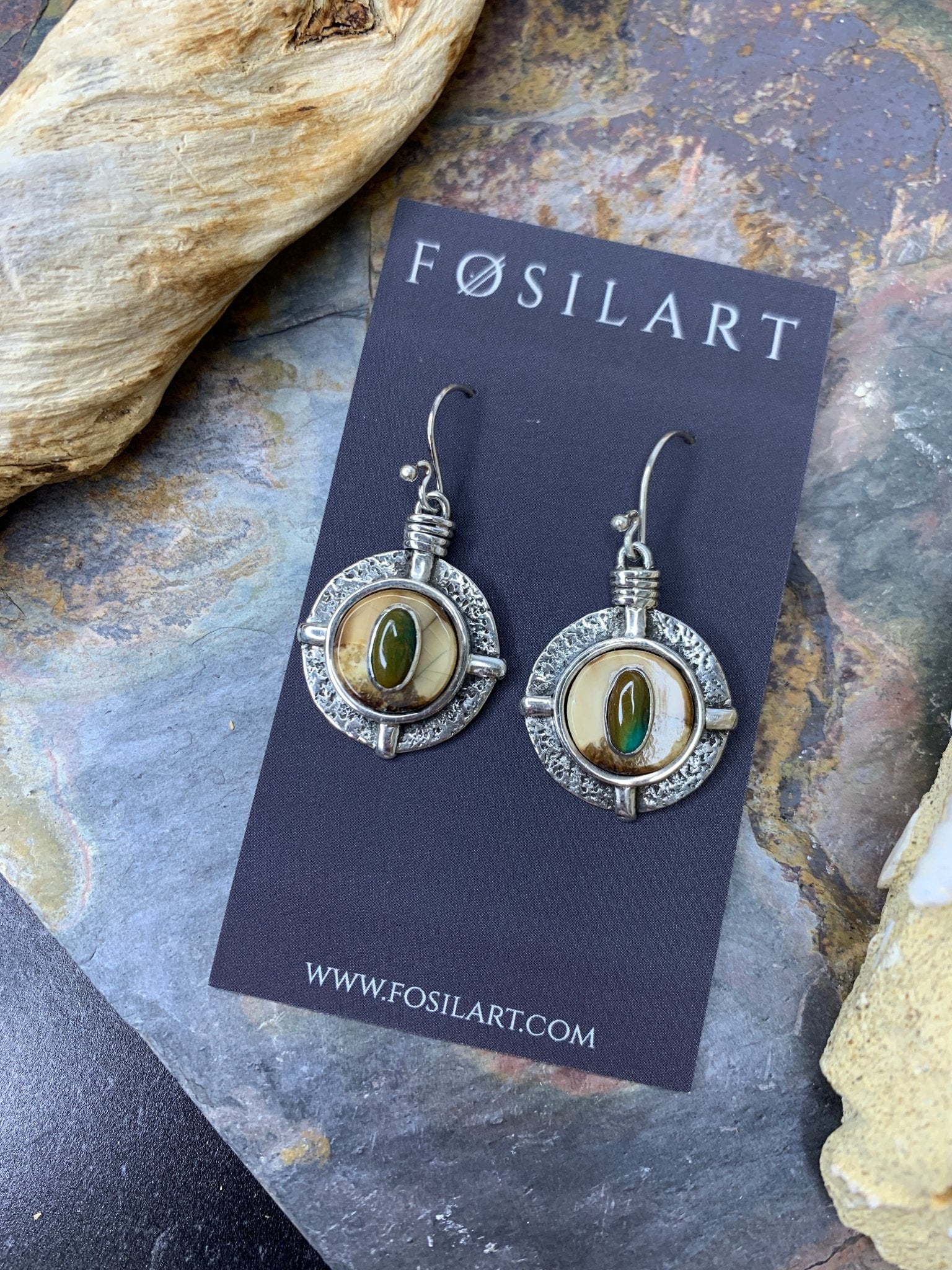 Fosilart Earrings #744FosilartEarrings