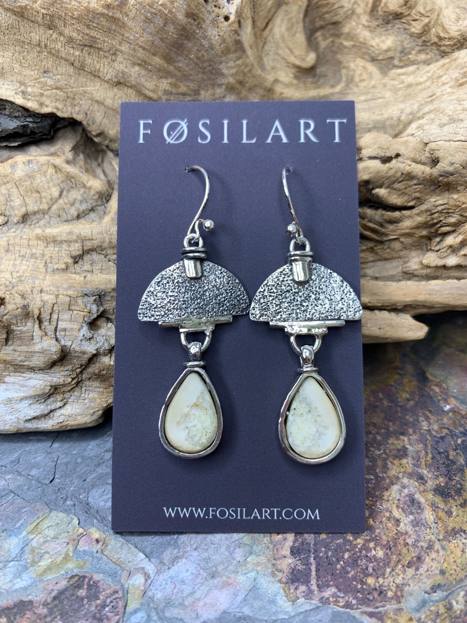 Fosilart Earrings #754FosilartEarrings