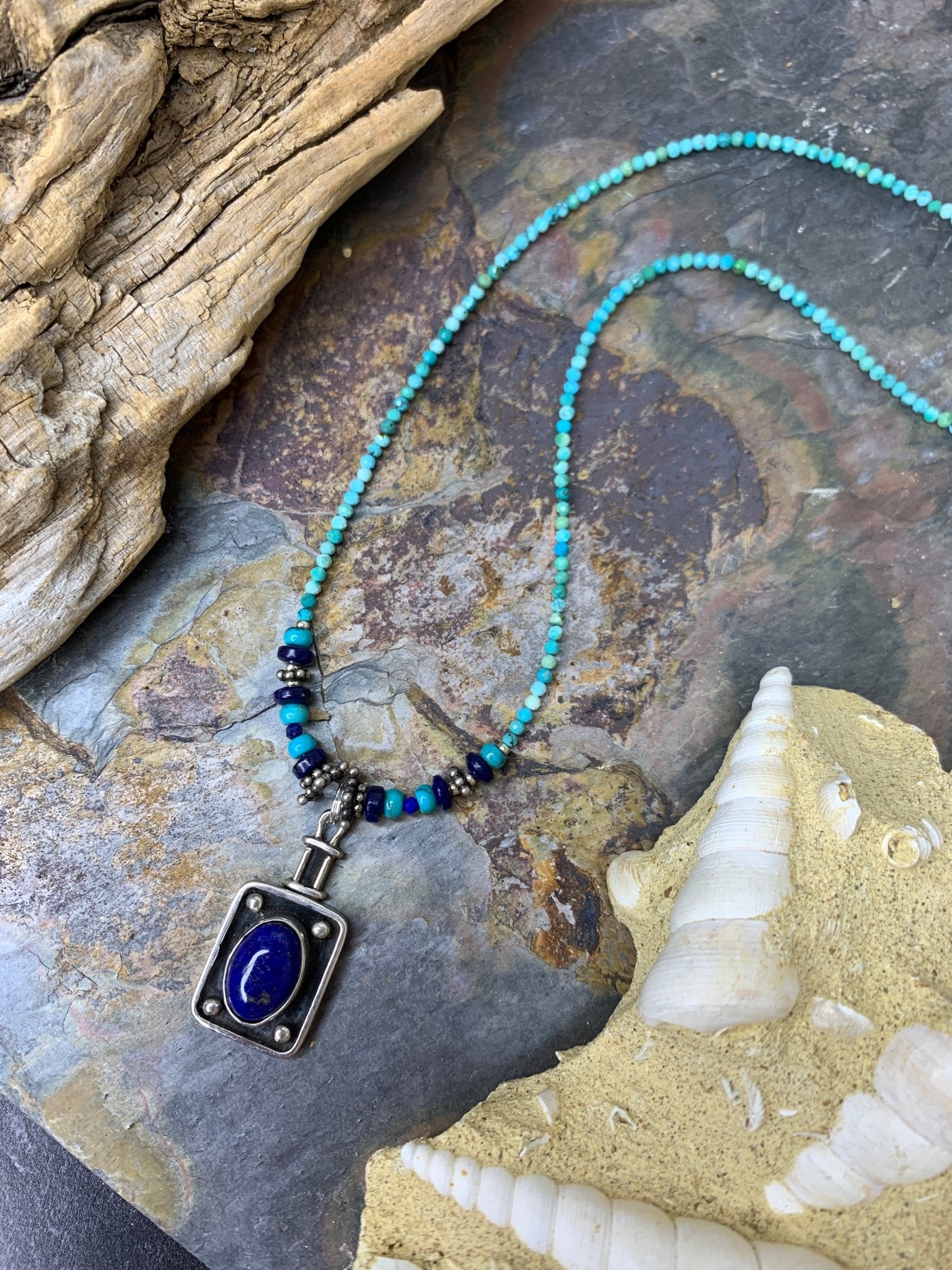 Fosilart Gemstone Necklace #1762-01FosilartNecklace