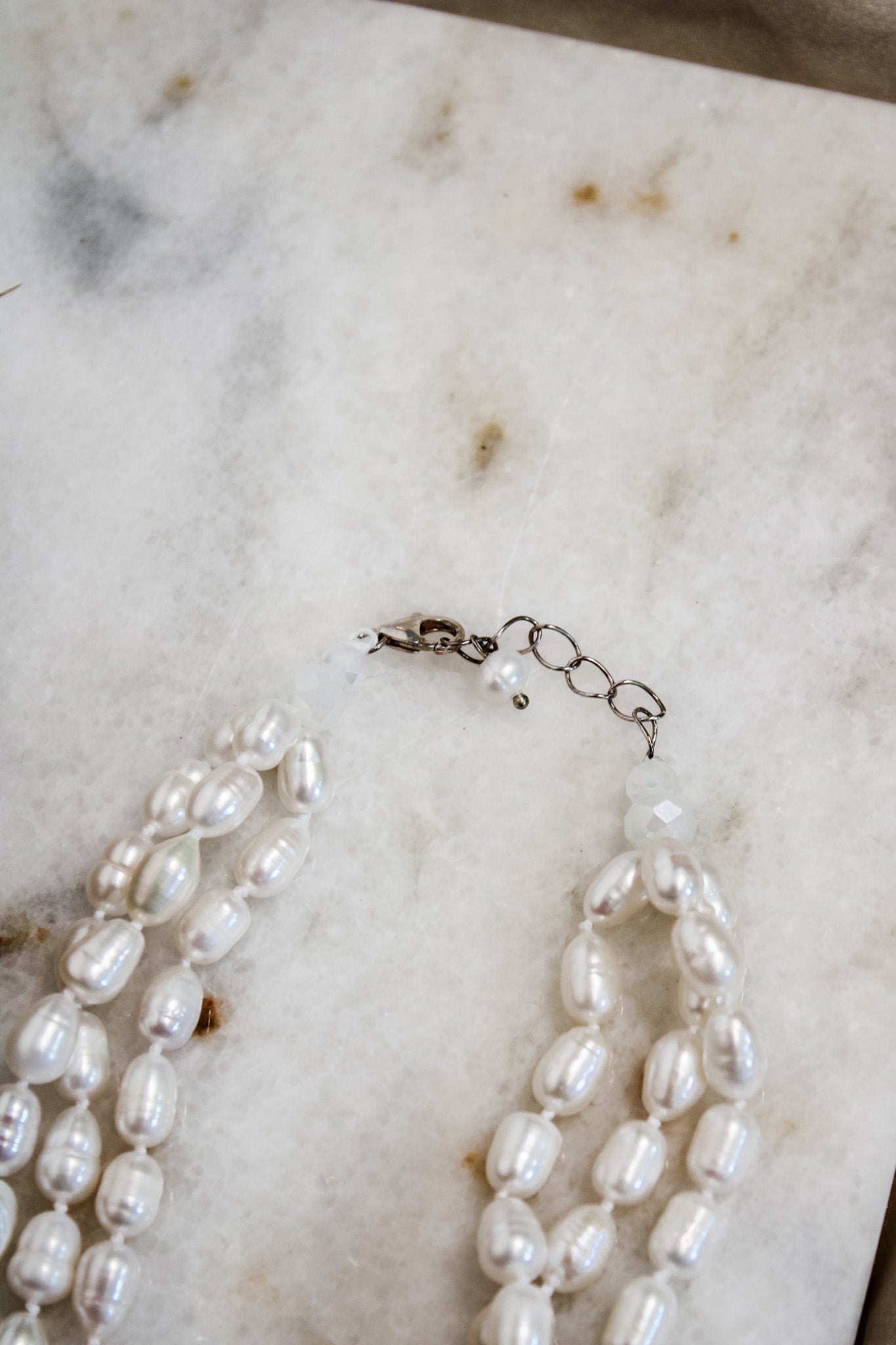 Freshwater Three Layer NecklaceJinjaNecklaces
