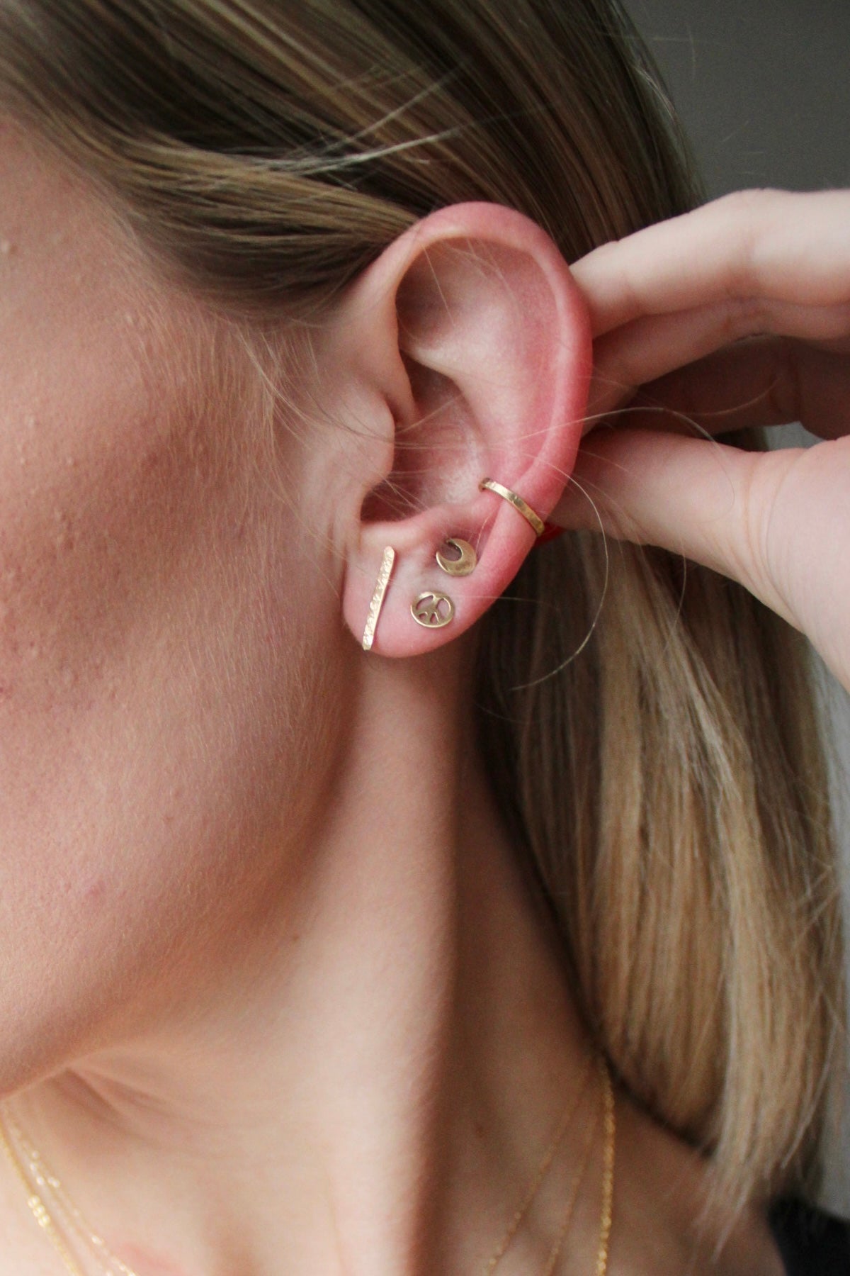 Gold Bar StudsCLP JewelryEarrings