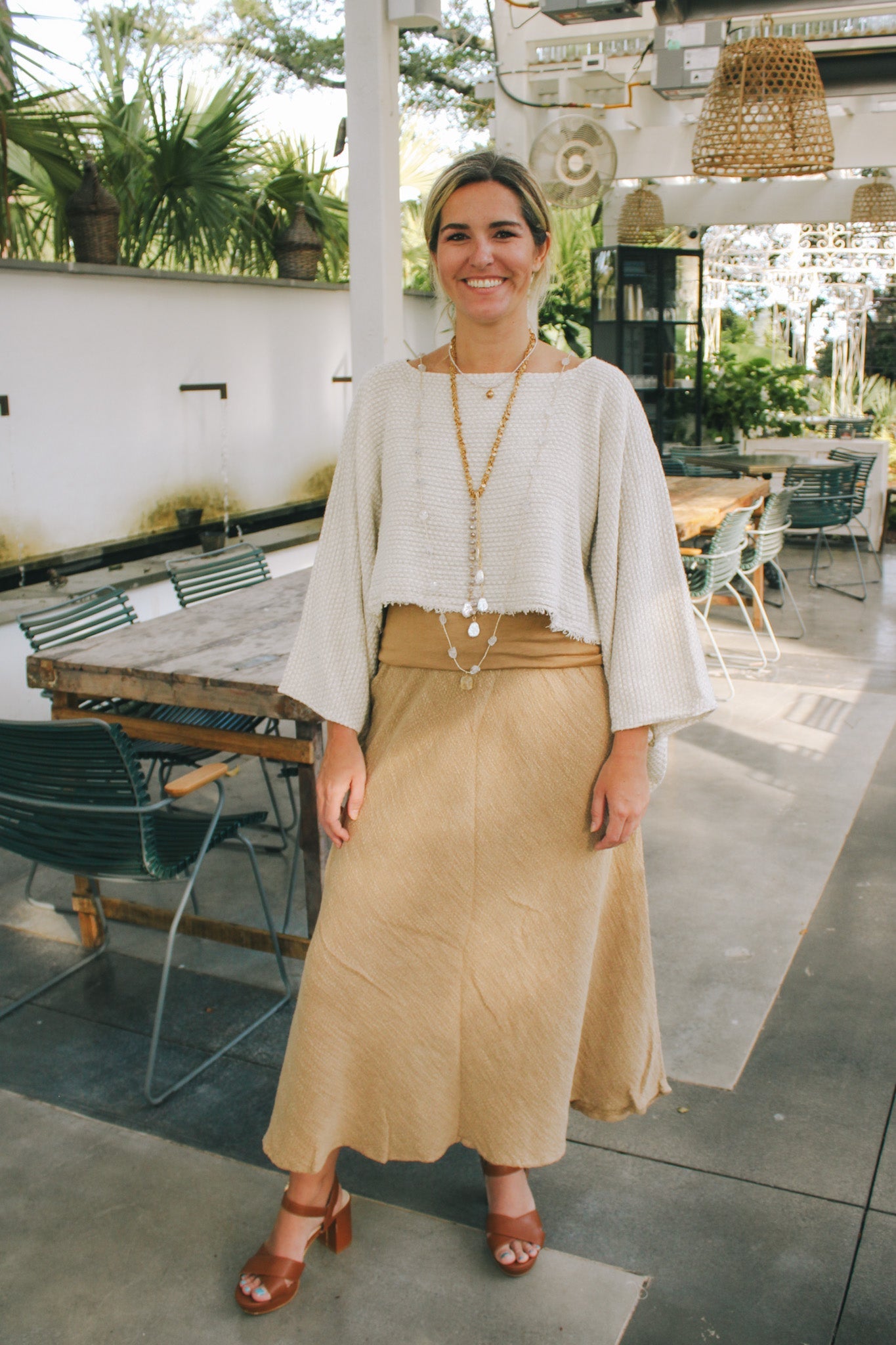 Gonna Mermaid Vento - GranoLa Bottega di BrunellaSkirts