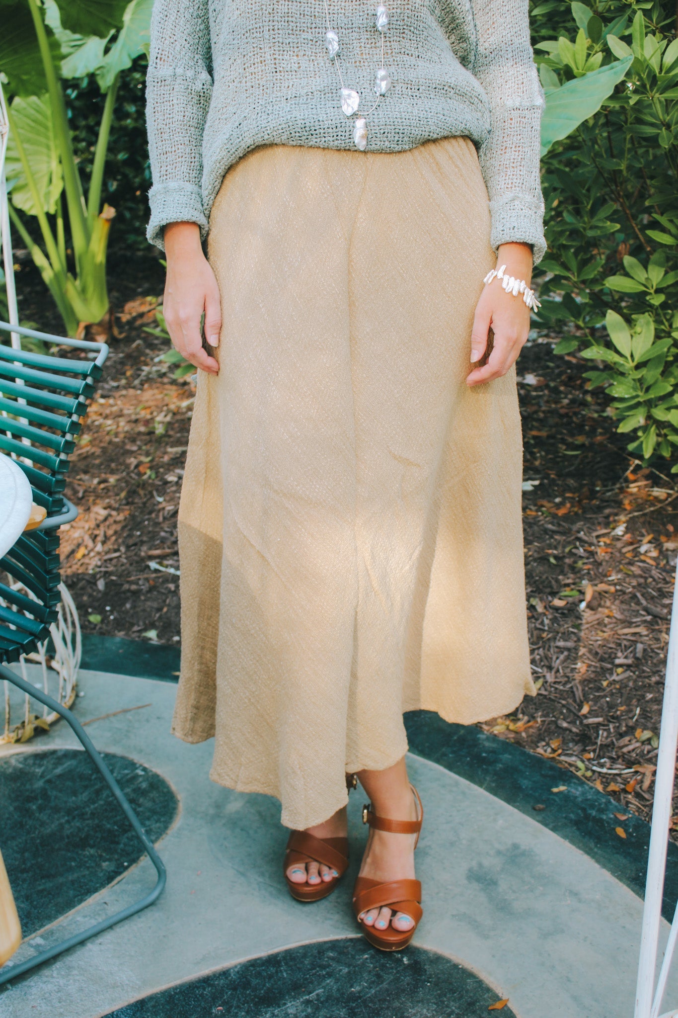 Gonna Mermaid Vento - GranoLa Bottega di BrunellaSkirts