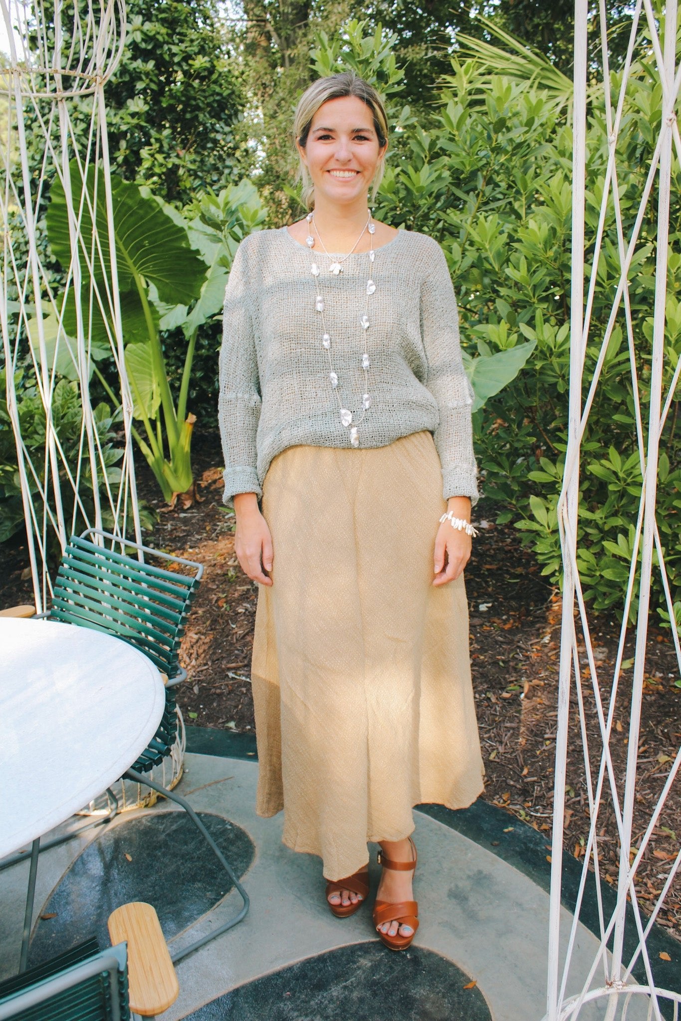 Gonna Mermaid Vento - GranoLa Bottega di BrunellaSkirts