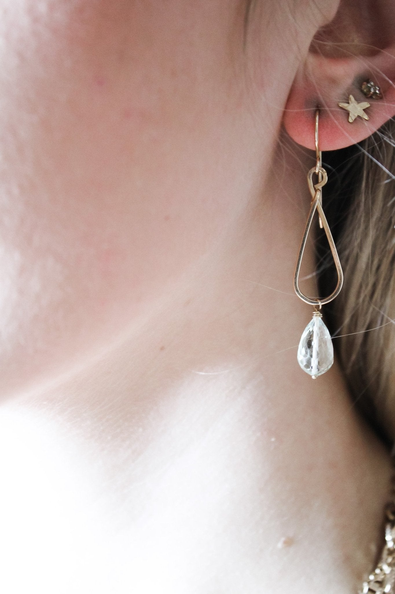 Green Amethyst Hoops #1363James & Jezebelleearrings