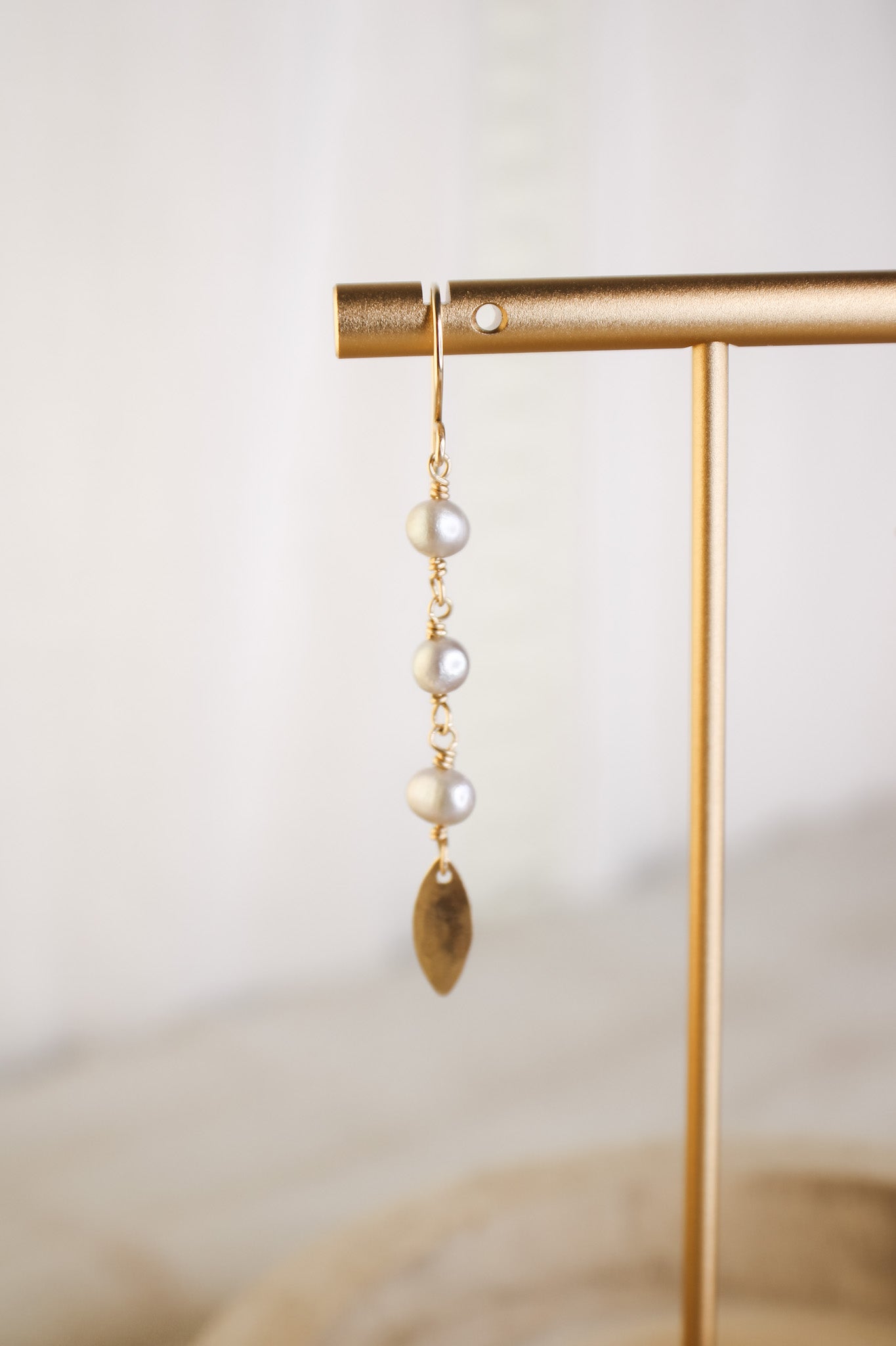 Grey Pearl Earrings #7108James & JezebelleEarrings