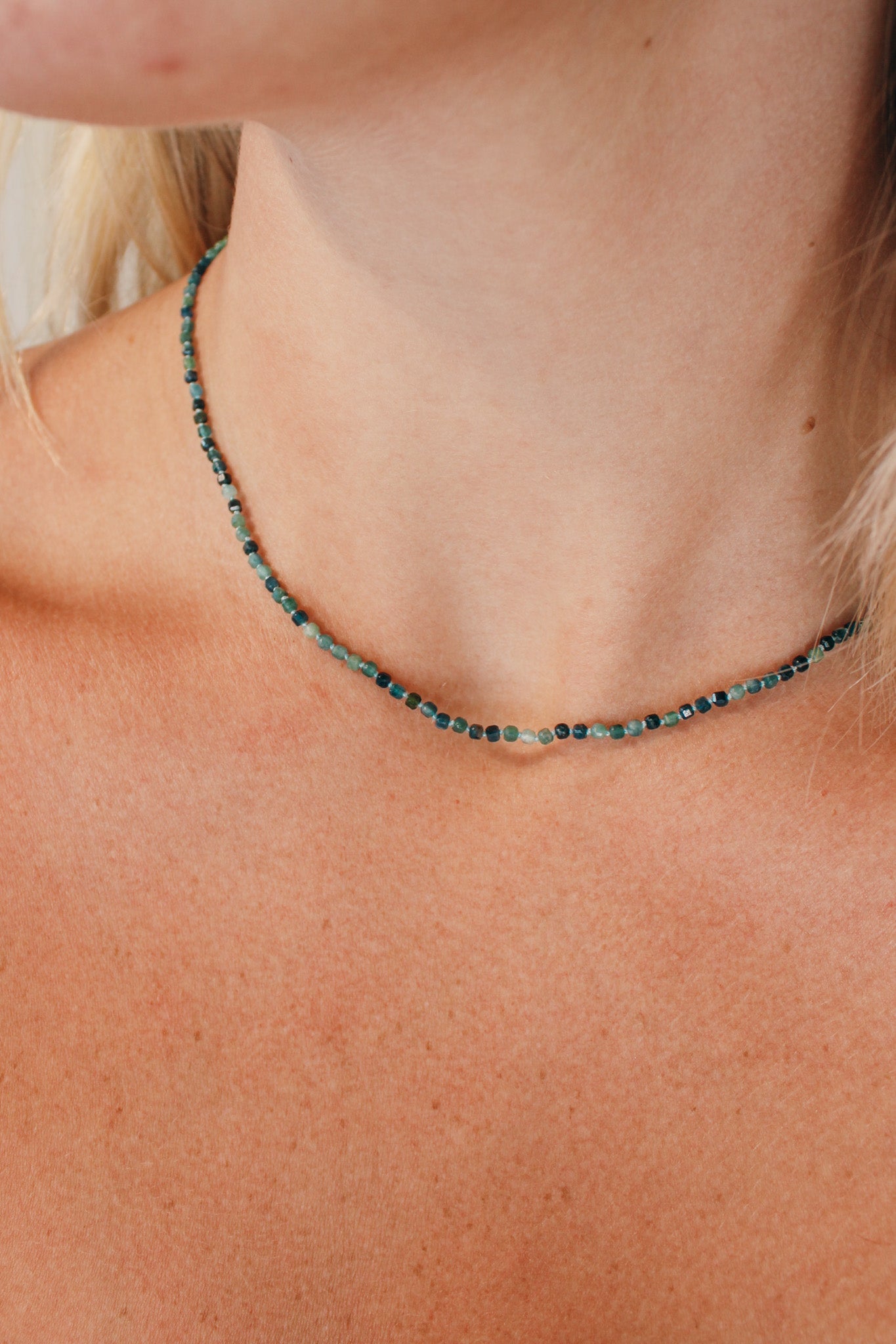 Hand-Knotted Blue Tourmaline NecklaceZiabirdNecklaces