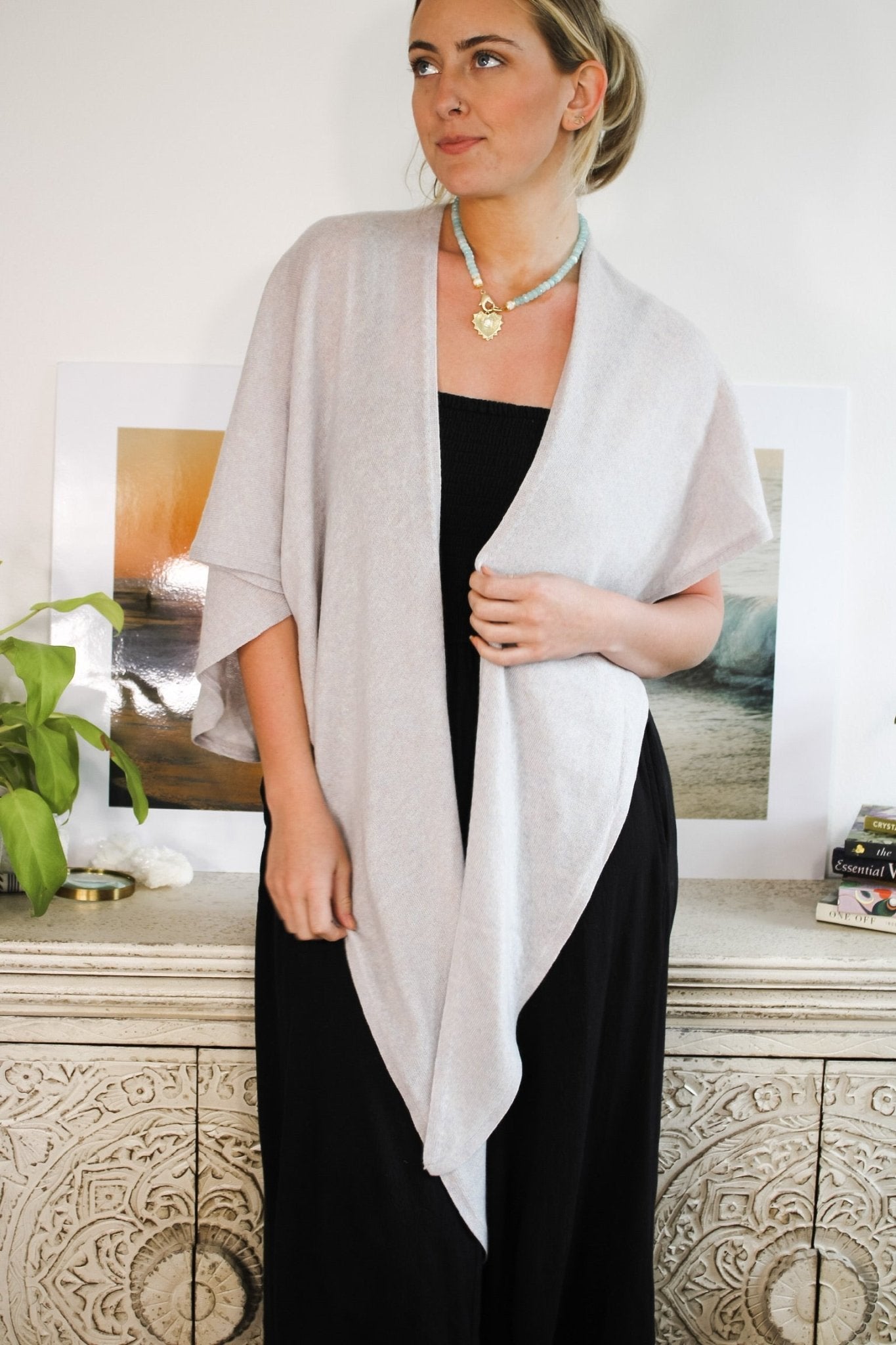 Heathered Cashmere Victoria WrapSubtle Luxurysweater